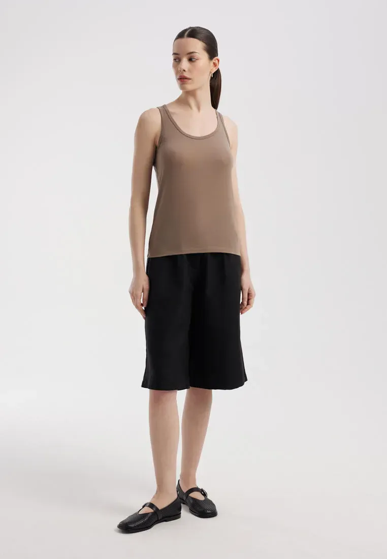 Трикотажная майка с лиоцеллом