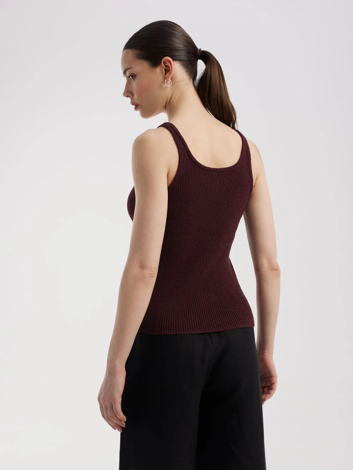 Трикотажный топ с хлопком