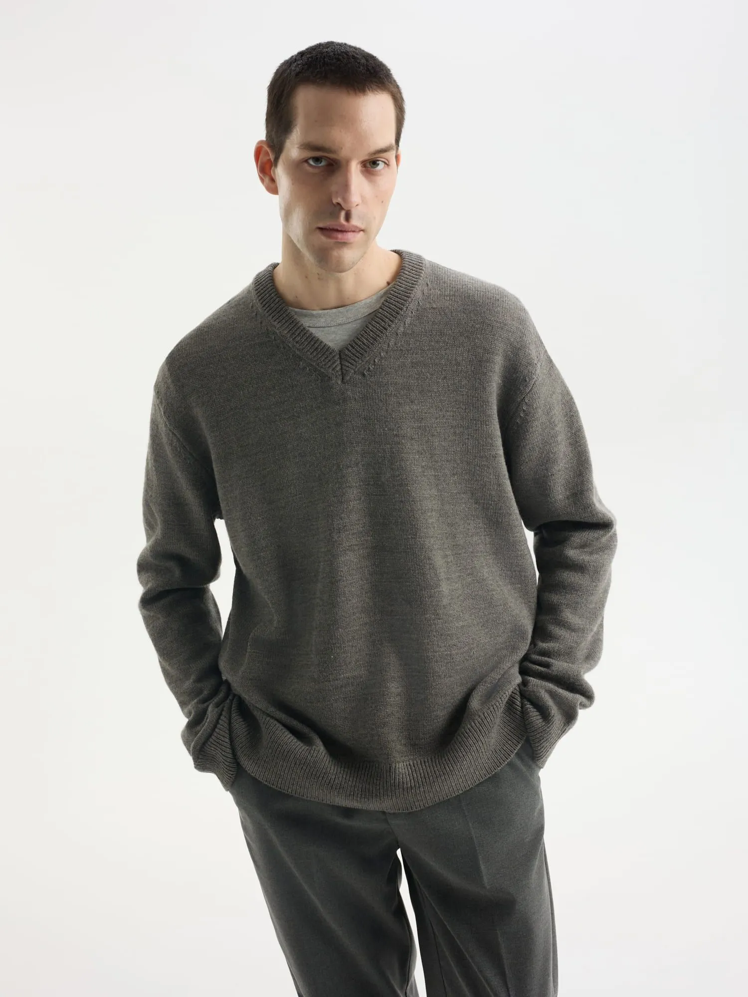 Базовый джемпер с добавлением шерсти