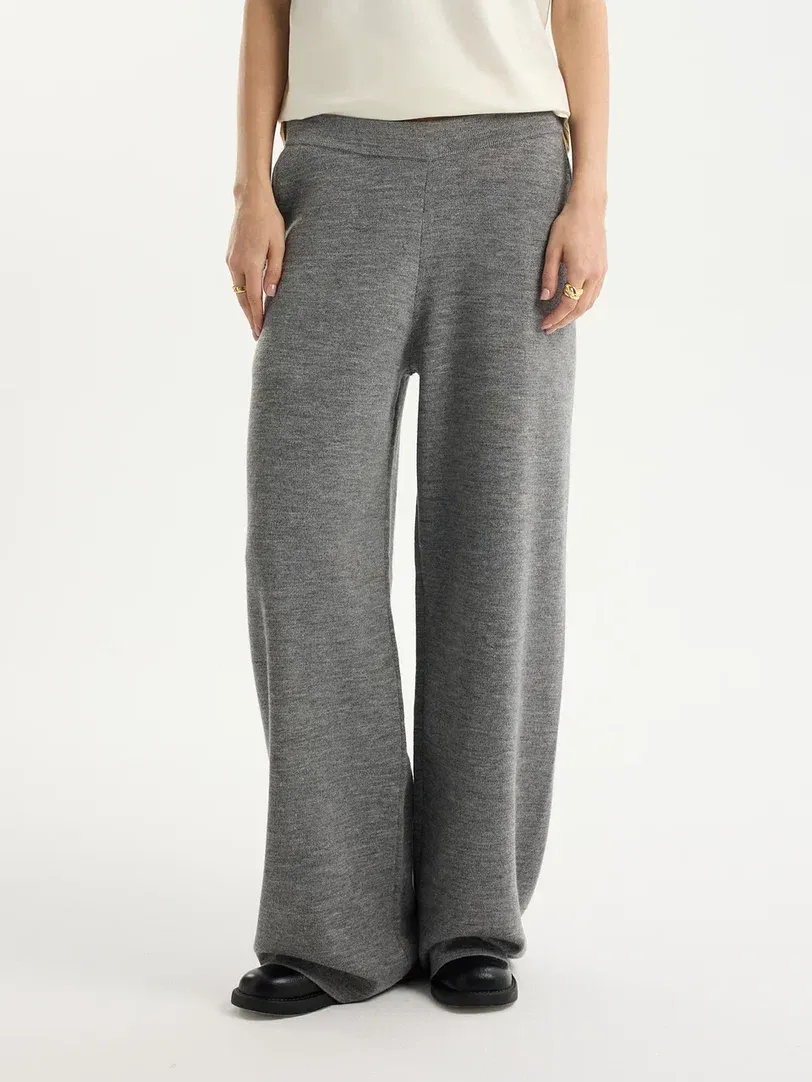 Трикотажные брюки с шерстью