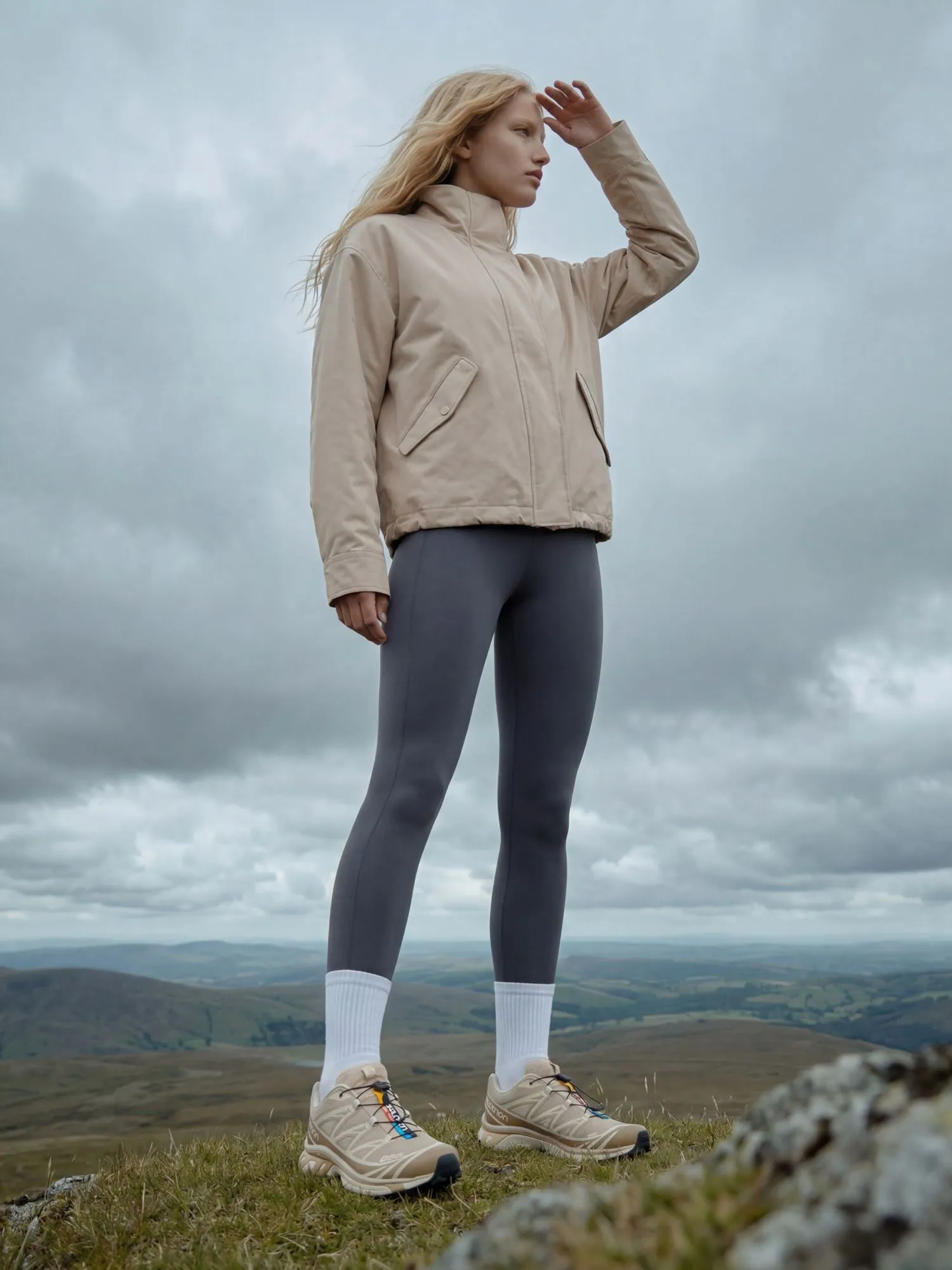 Лёгкая куртка из водонепроницаемого хлопка