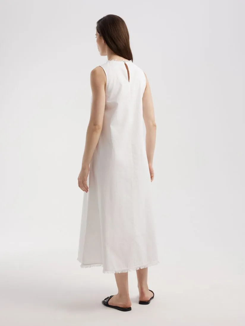 Платье из льна и хлопка