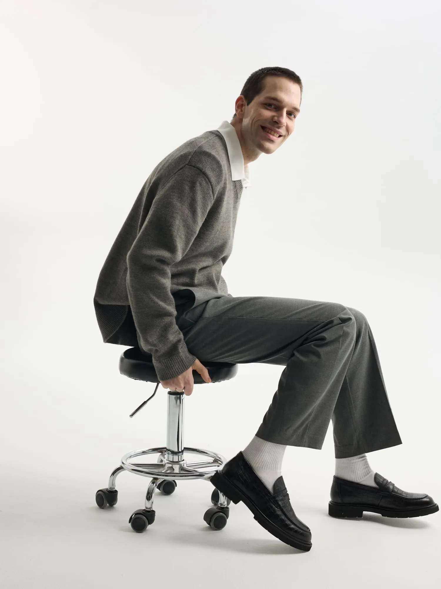 Базовый джемпер с добавлением шерсти