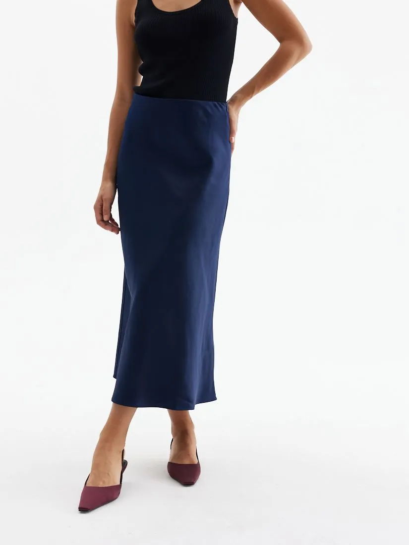 Юбка из переработанного полиэстера с водоотталкивающим эффектом