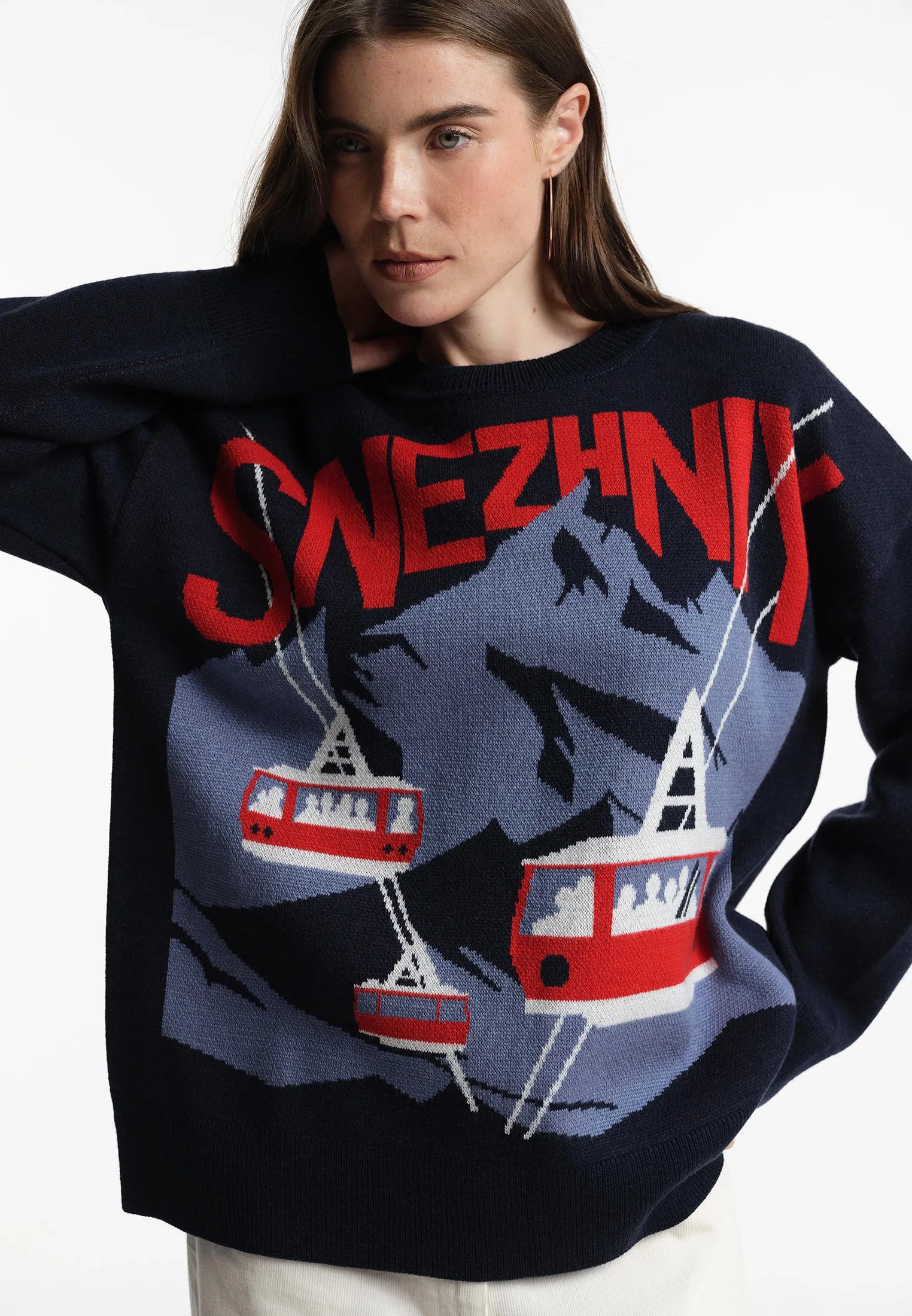 Свитер с шерстью Snezhniy