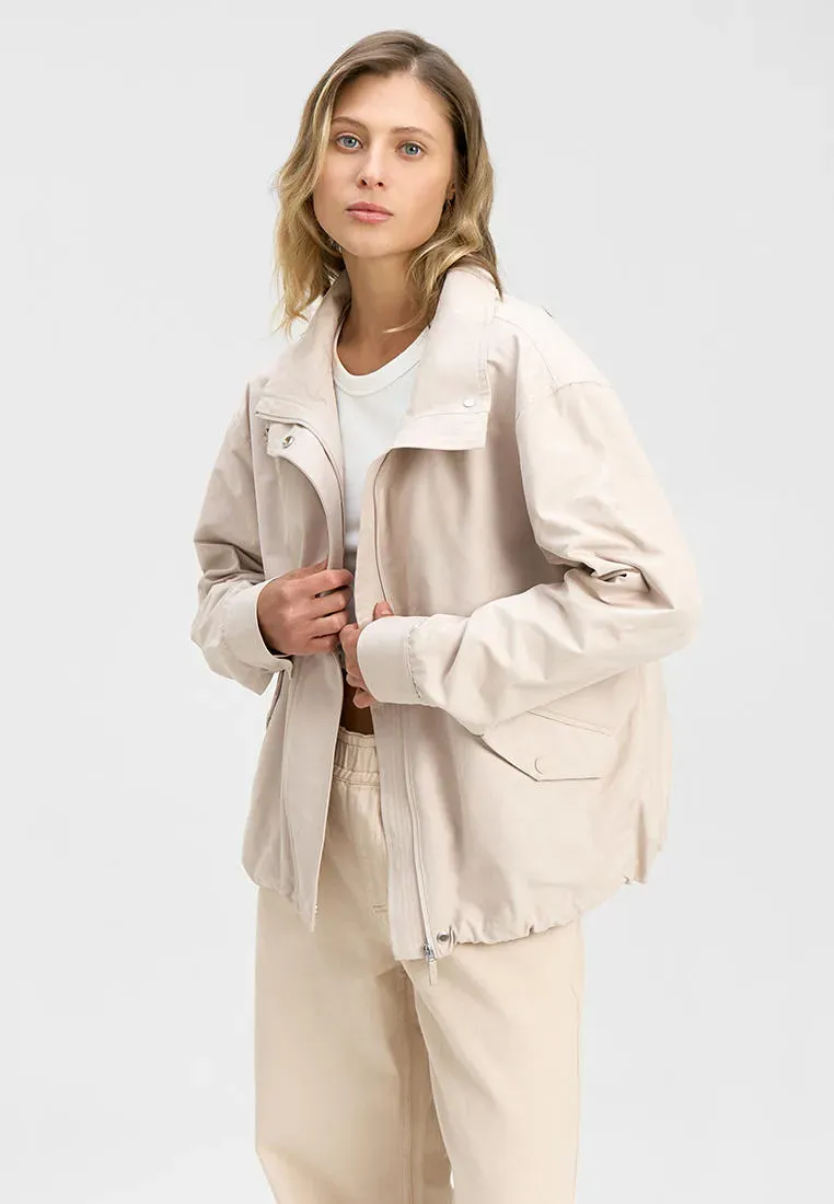 Лёгкая куртка из водонепроницаемого хлопка