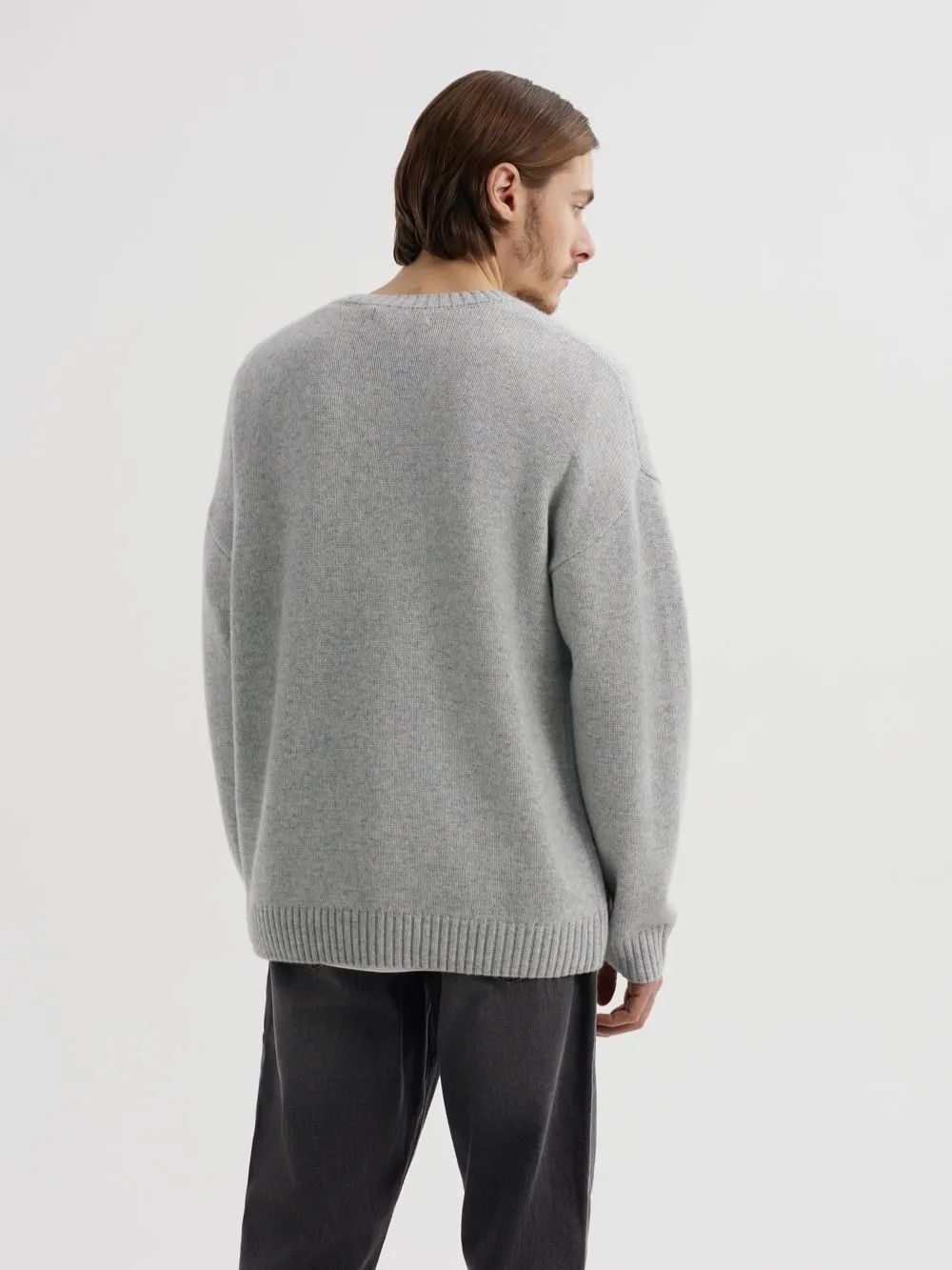 Классический джемпер с шерстью и лиоцеллом