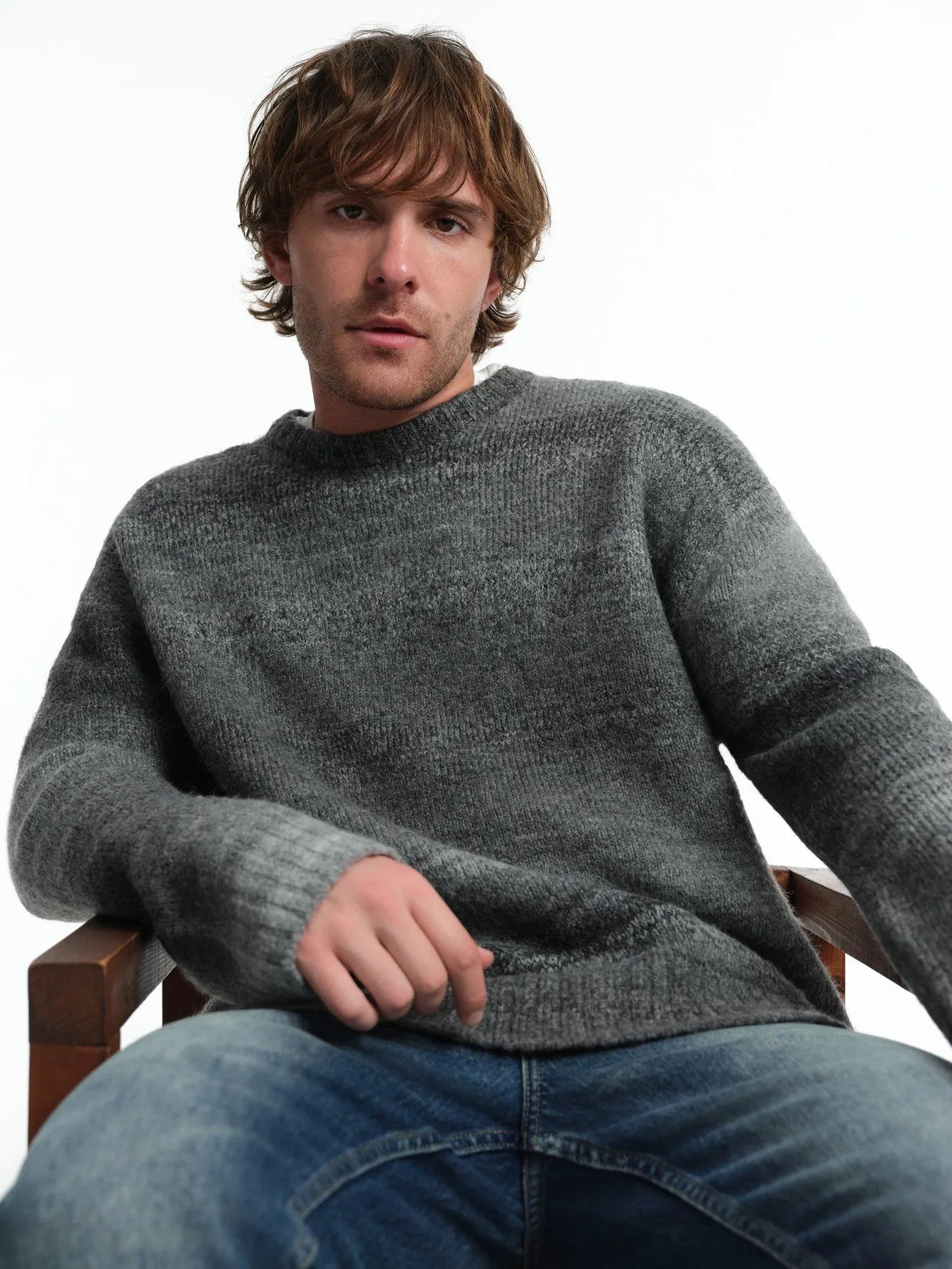 Джемпер с градиентом