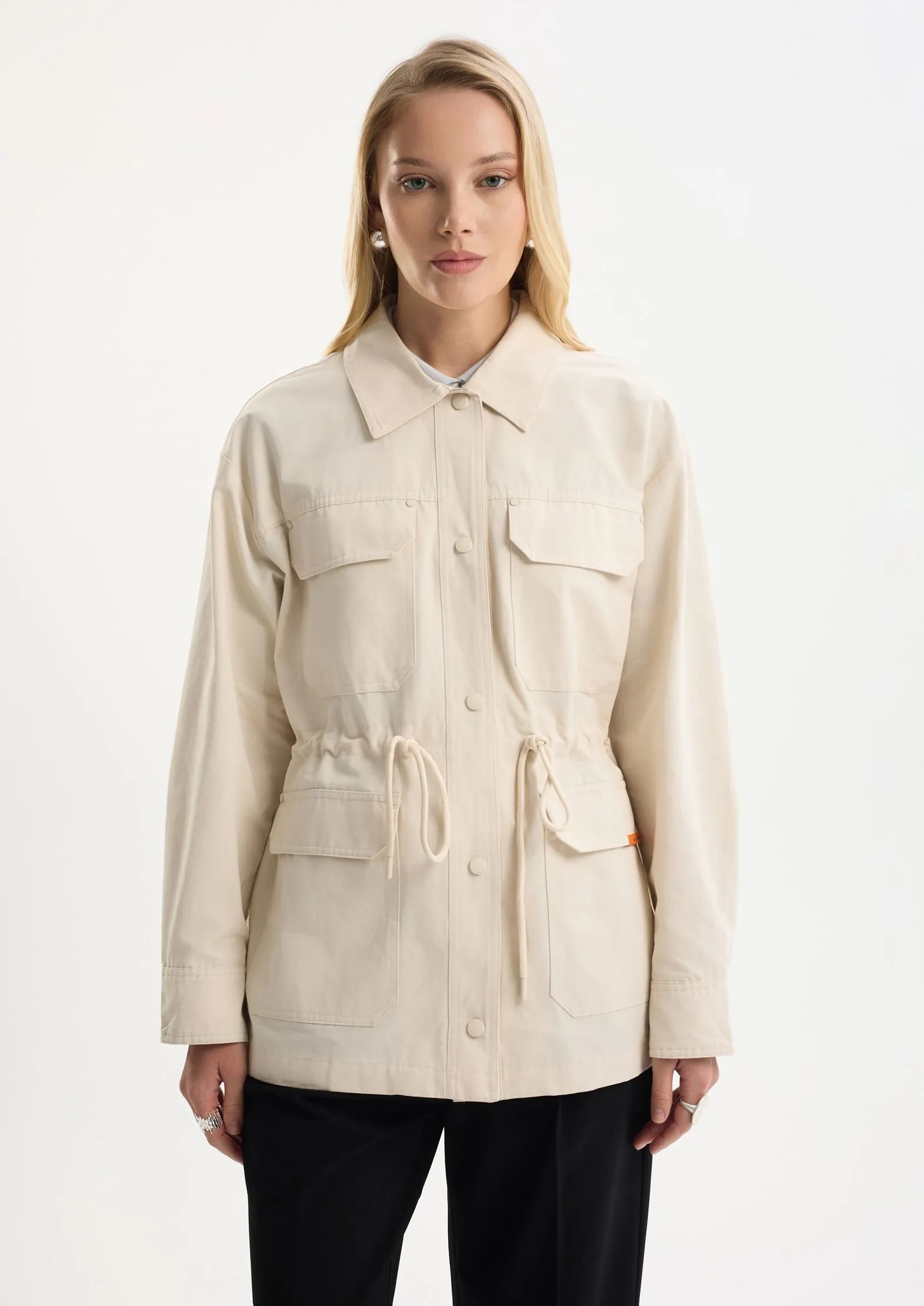 Куртка из плотного 100% хлопка