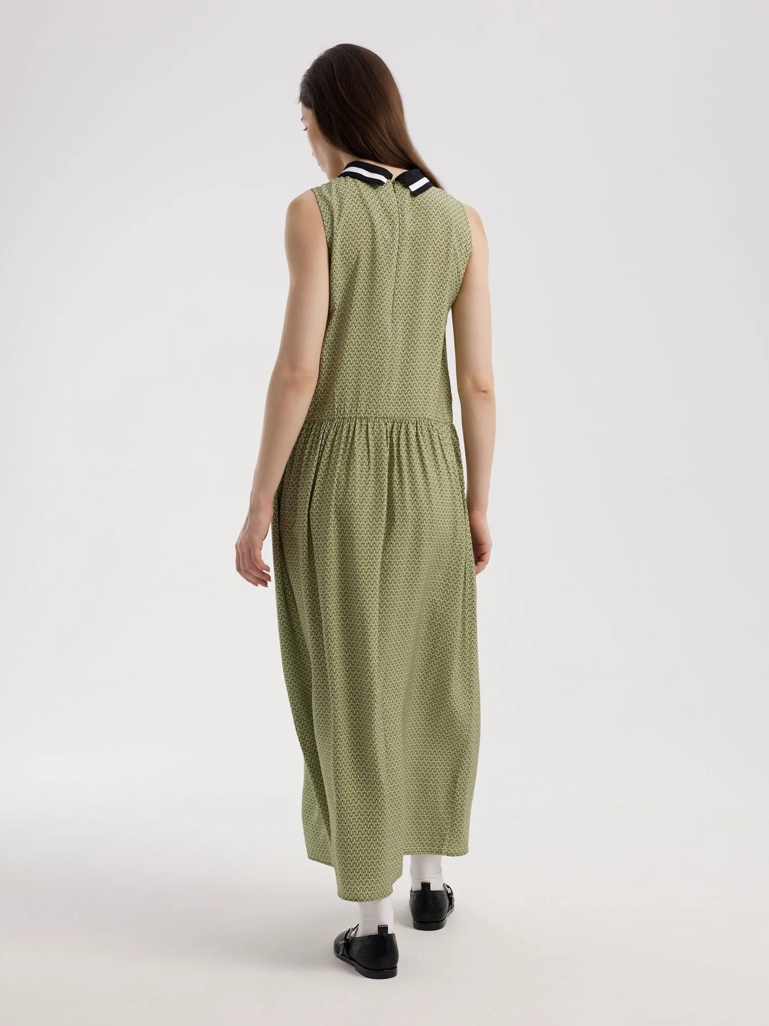 Платье макси из 100% вискозы