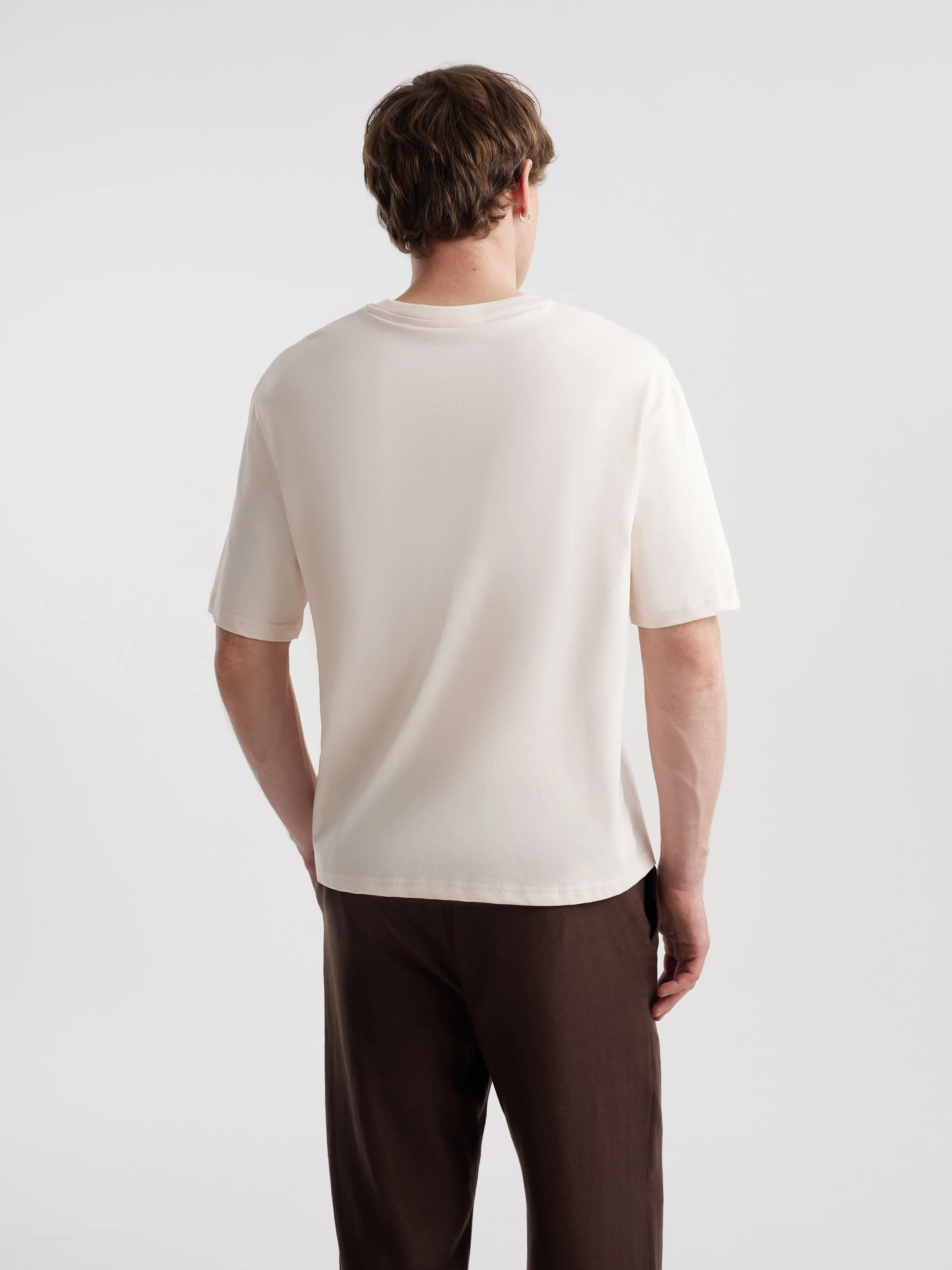 Футболка с акварельным принтом Supima cotton