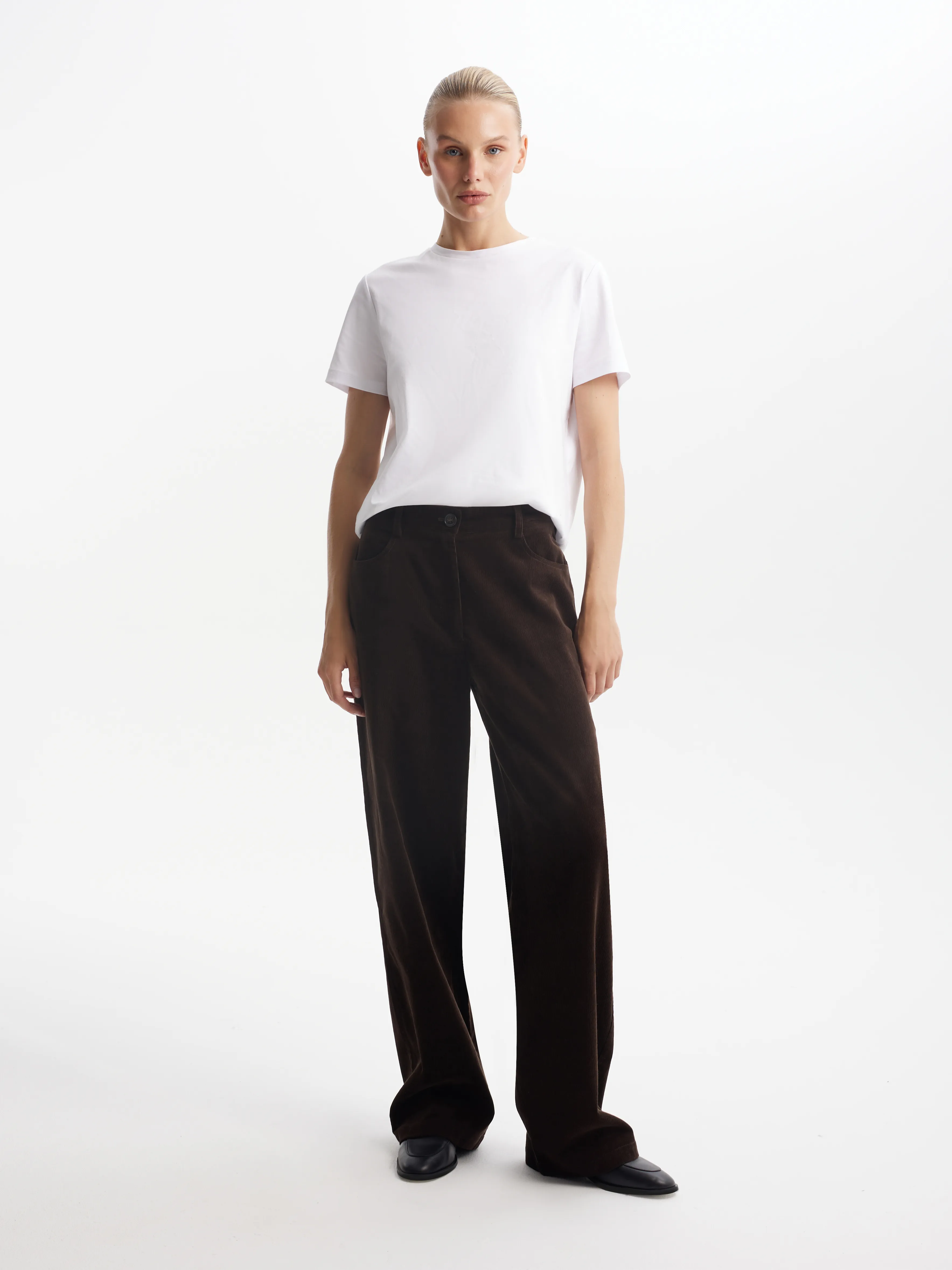 Брюки из вельвета