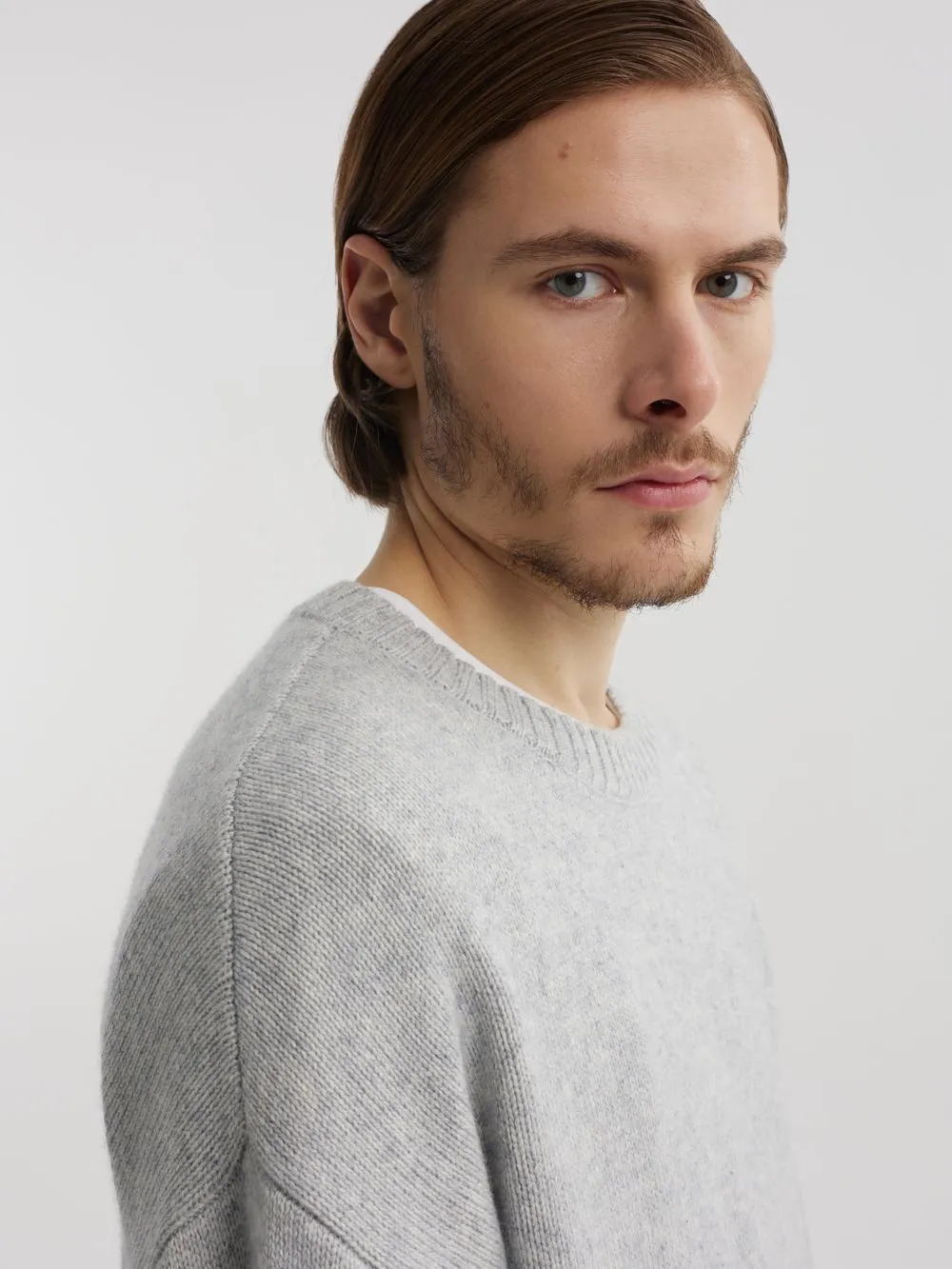 Классический джемпер с шерстью и лиоцеллом