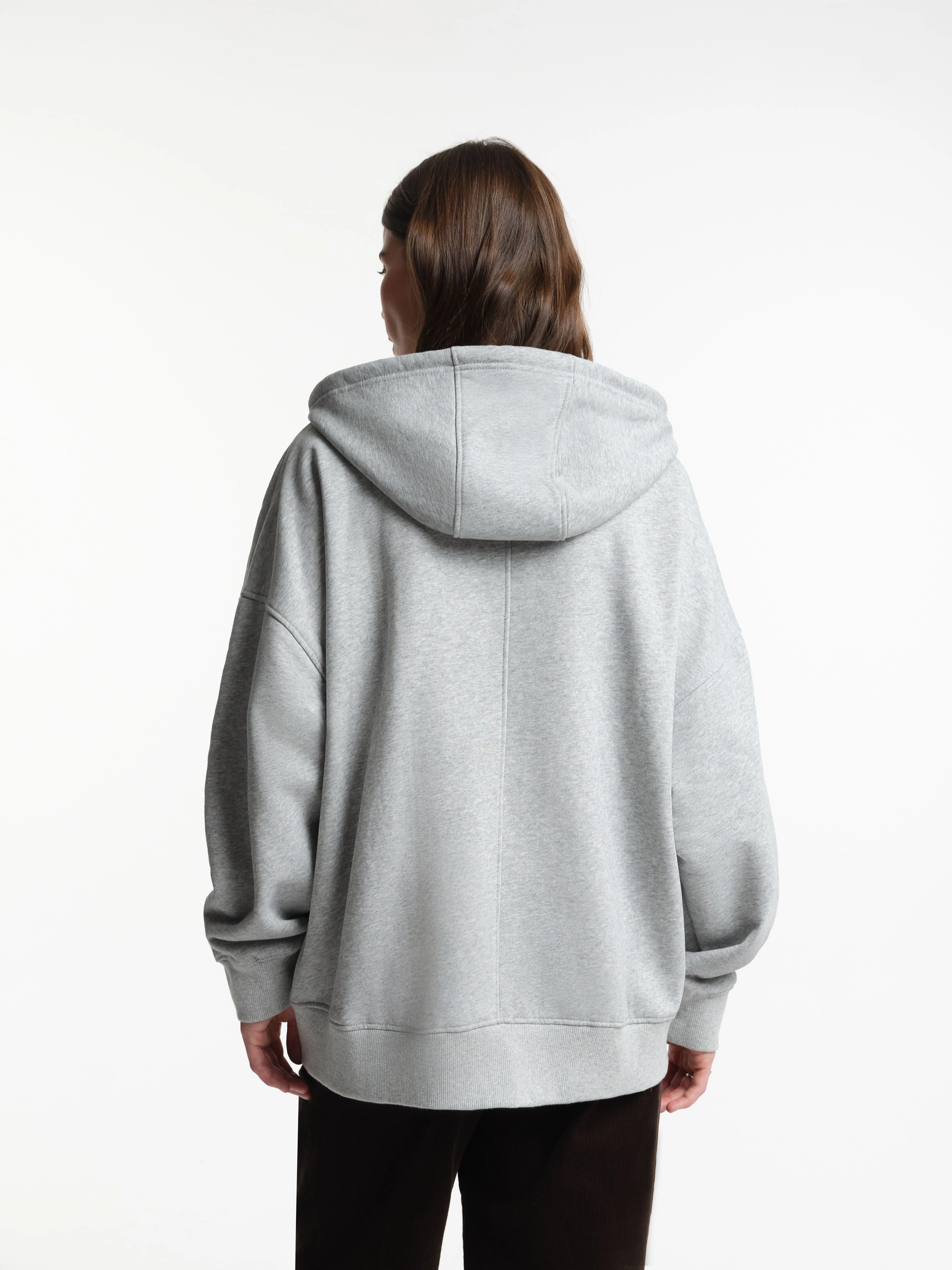 Утепленная oversize толстовка