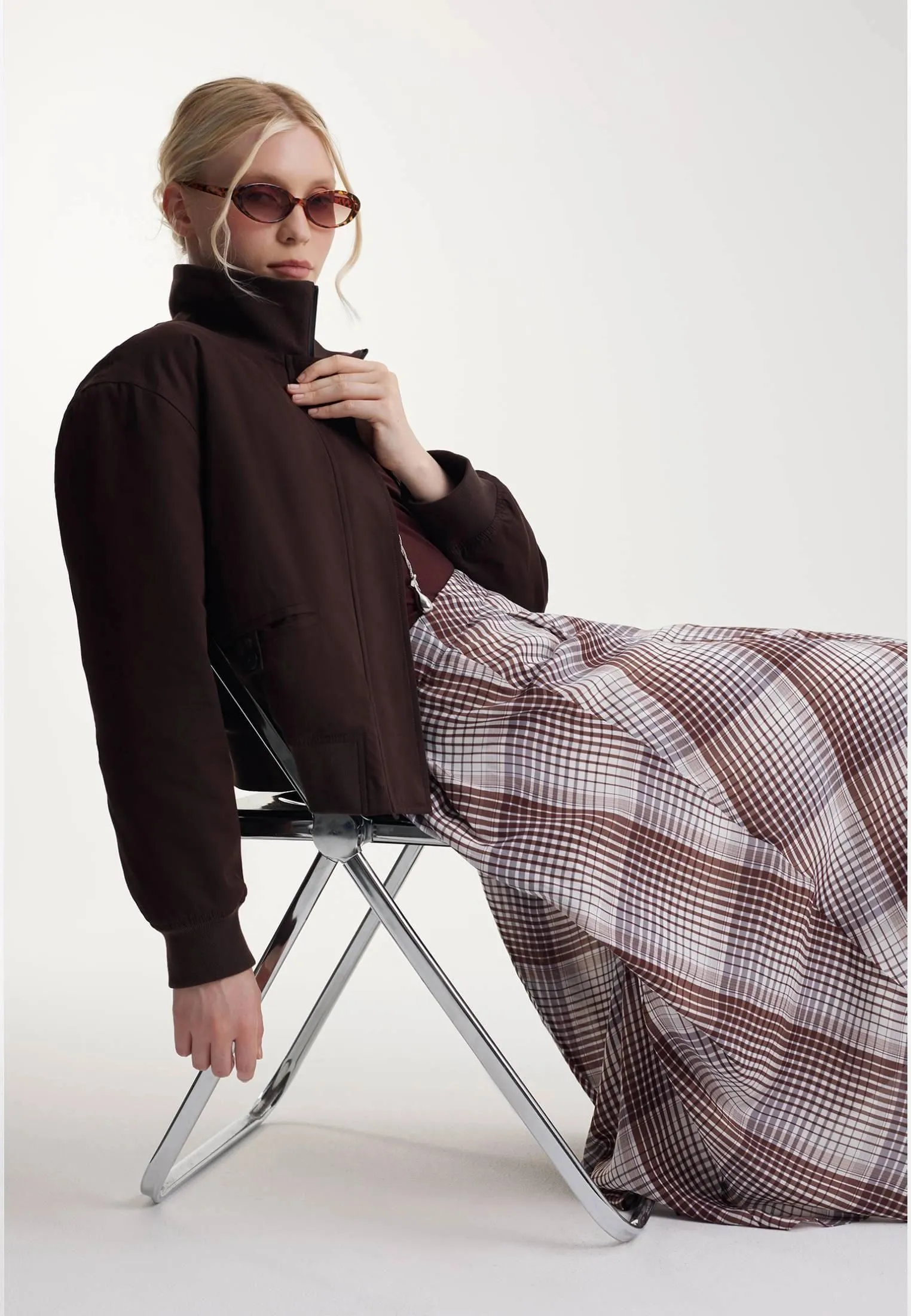 Утепленный бомбер с peach-эффектом и водотталкивающей пропиткой