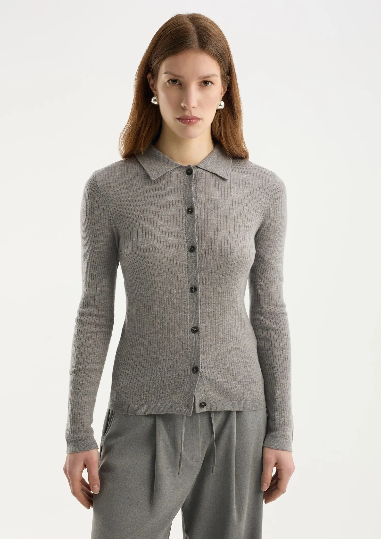 Кардиган с шерстью