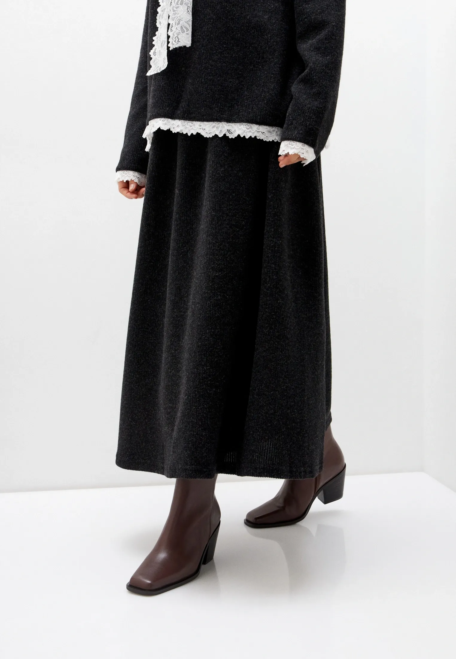 Ботильоны из 100% натуральной кожи