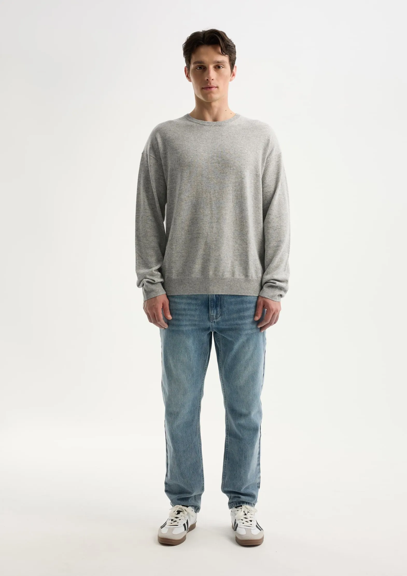 Джемпер из шерсти и бамбука