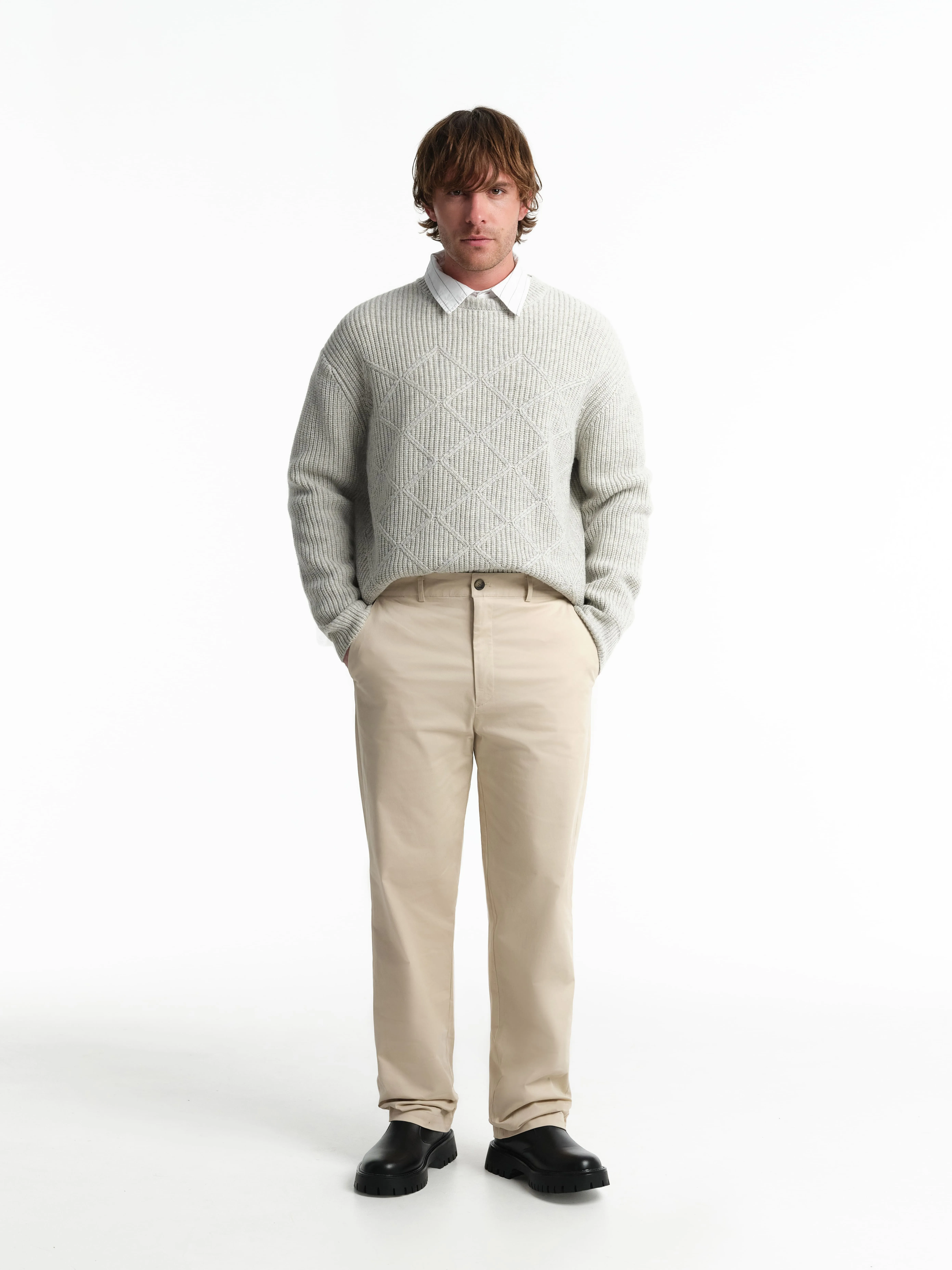 Брюки чиносы с хлопком