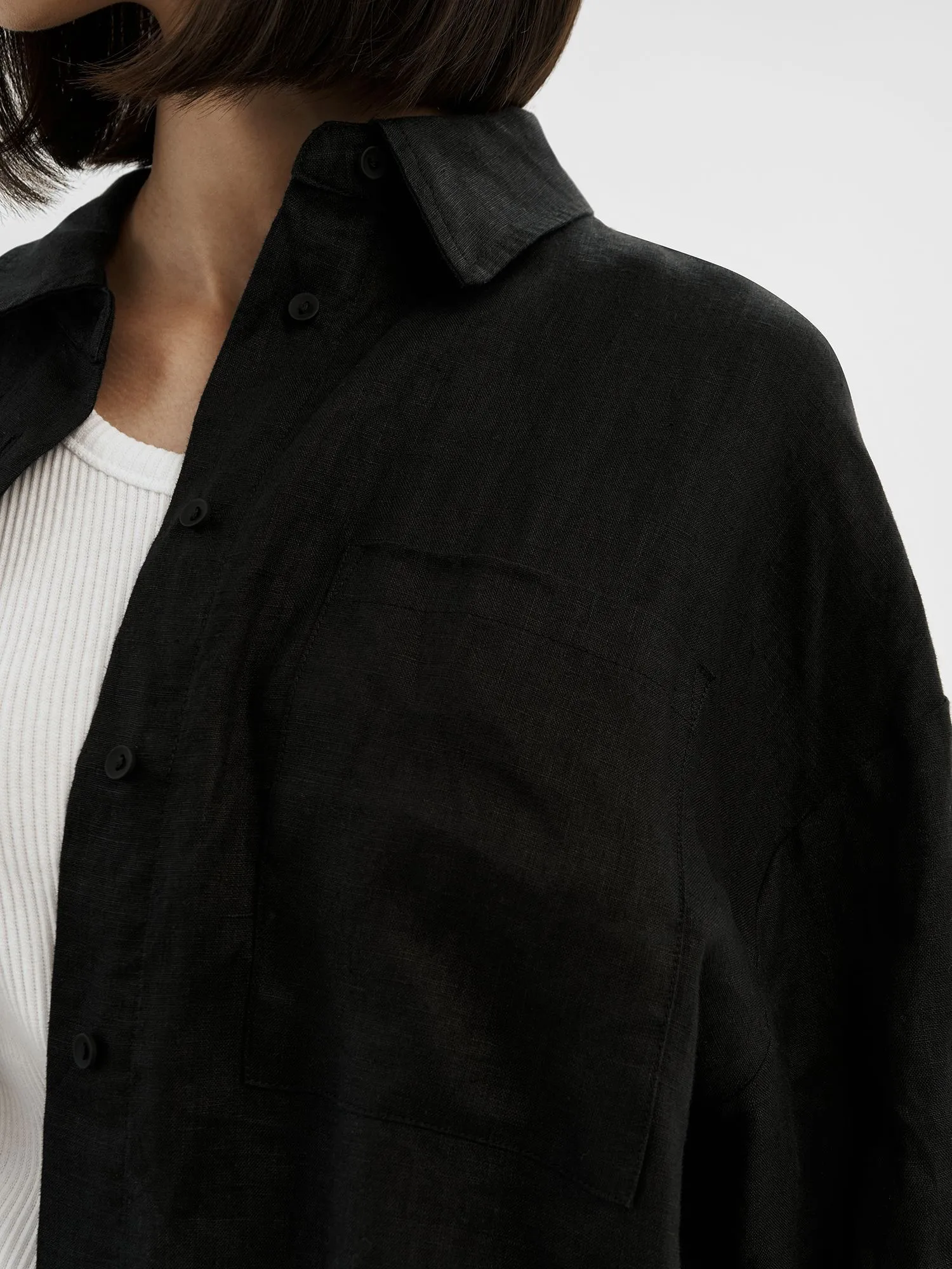 Льняная рубашка