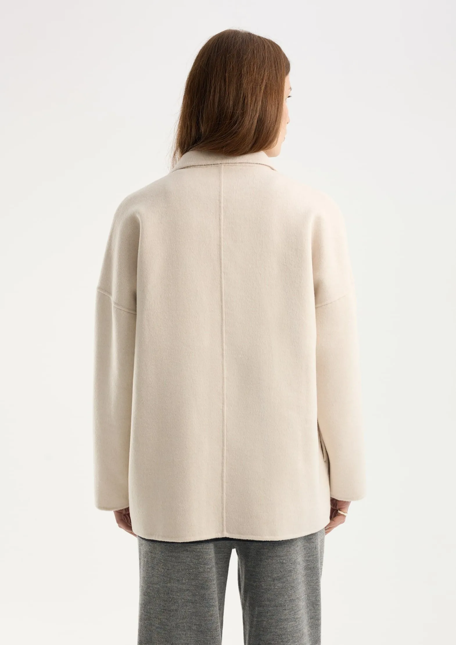 Полупальто с шерстью