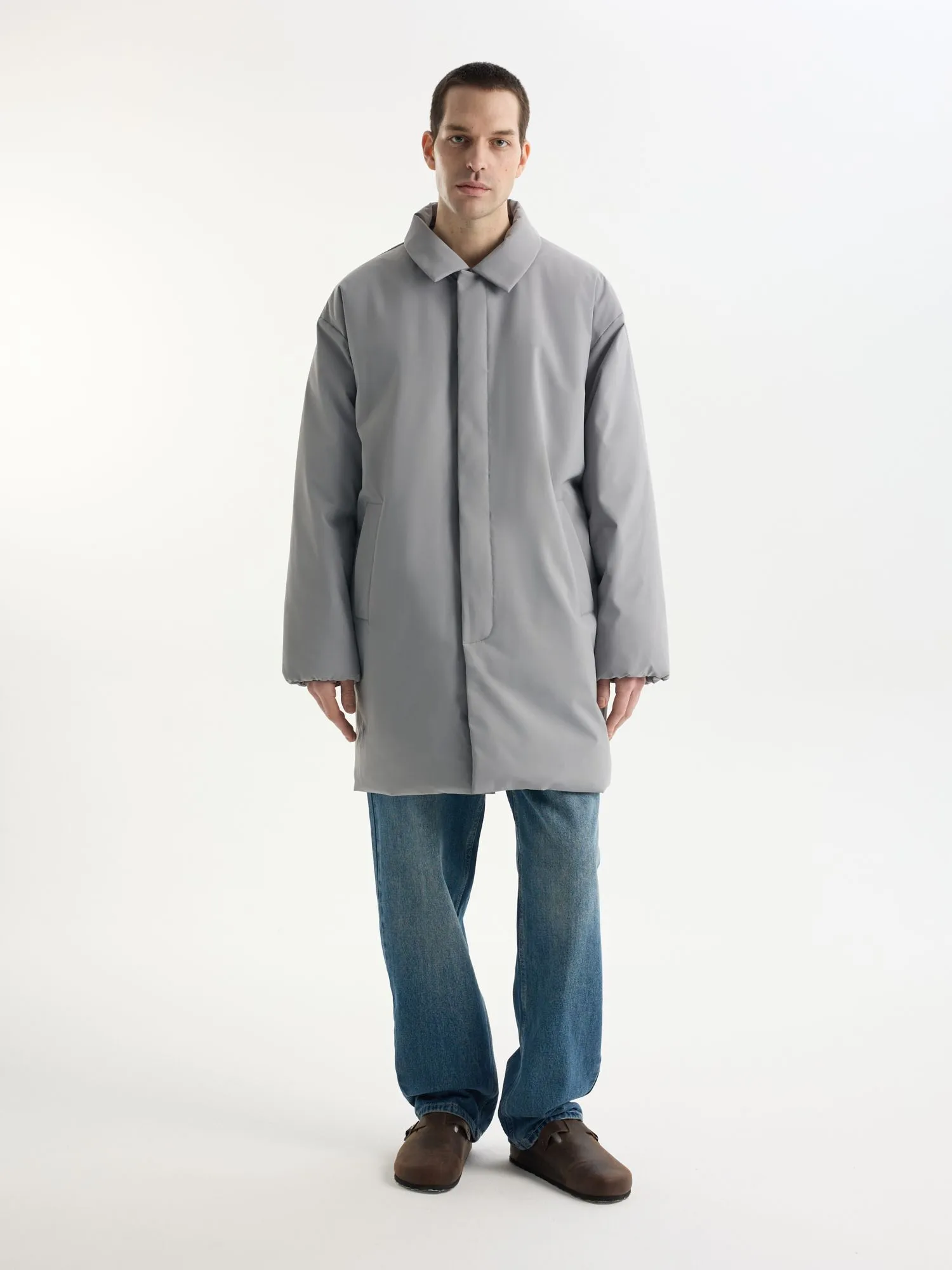 Утепленное пальто на мембране