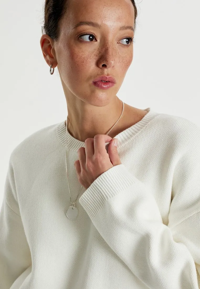 Жаккардовый джемпер из 100% хлопка