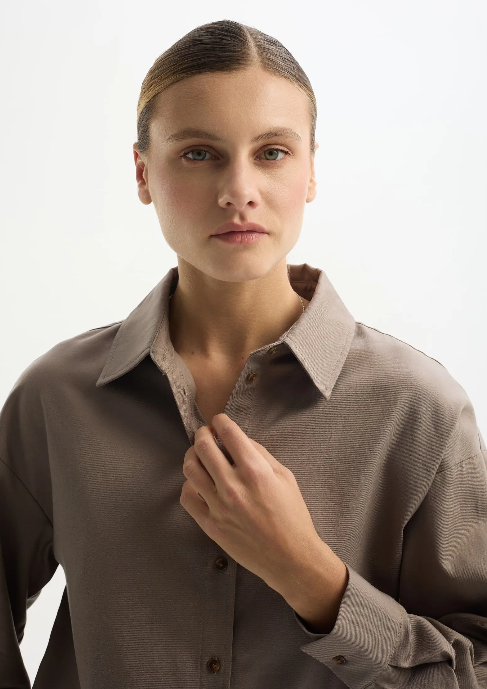 Рубашка из хлопка и лиоцелла