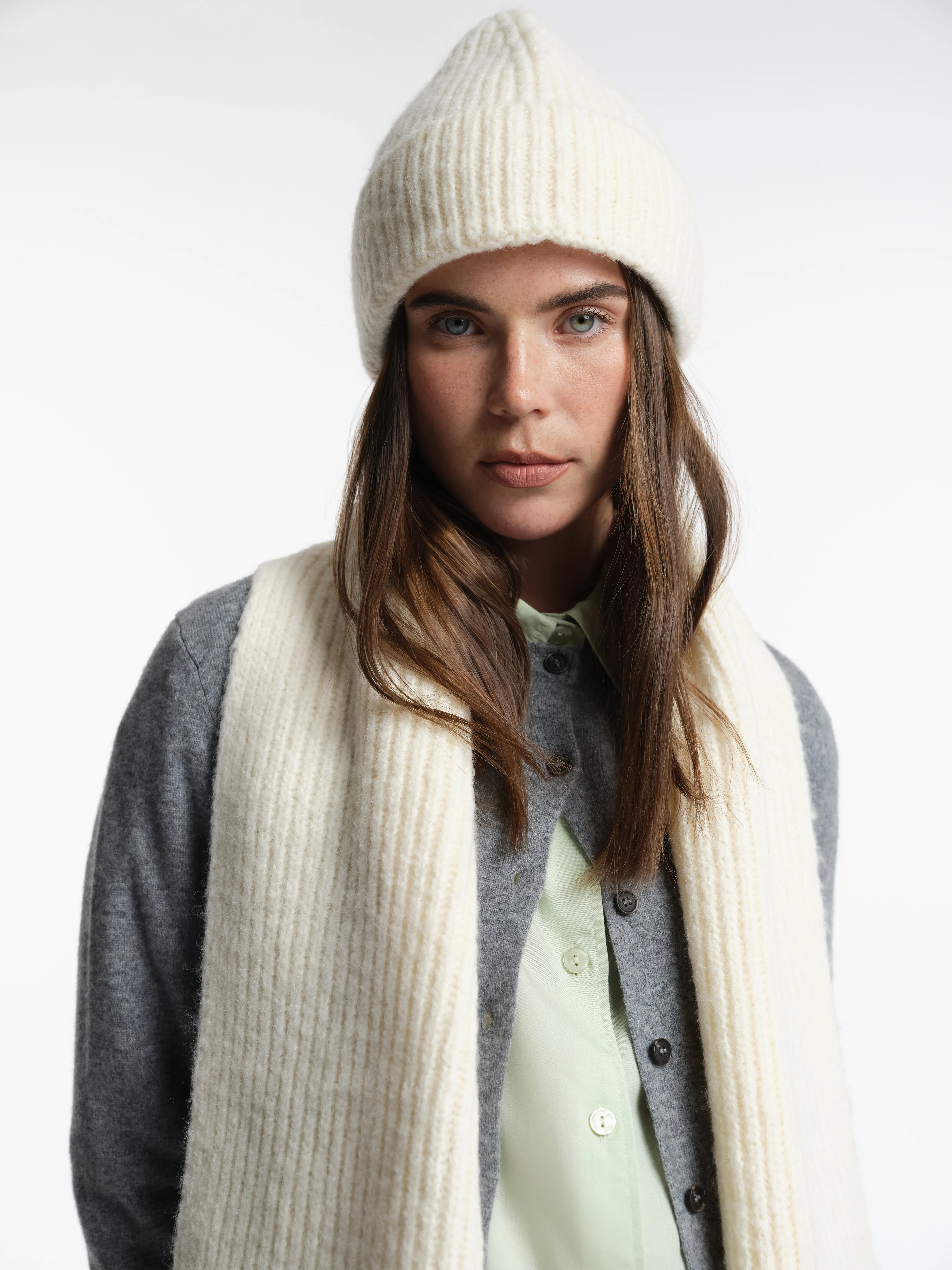 Шапка бини с добавлением шерсти