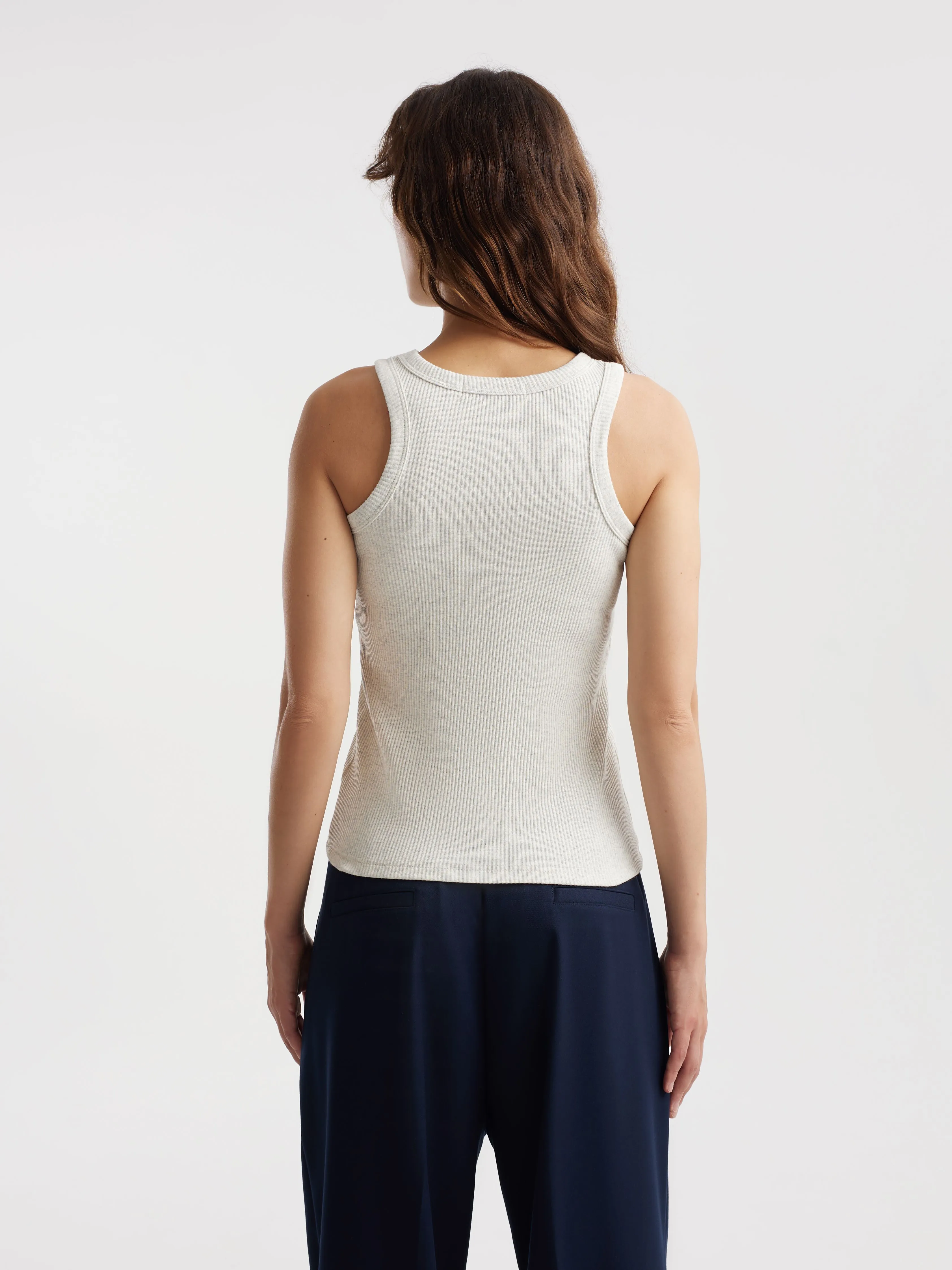 Майка в рубчик