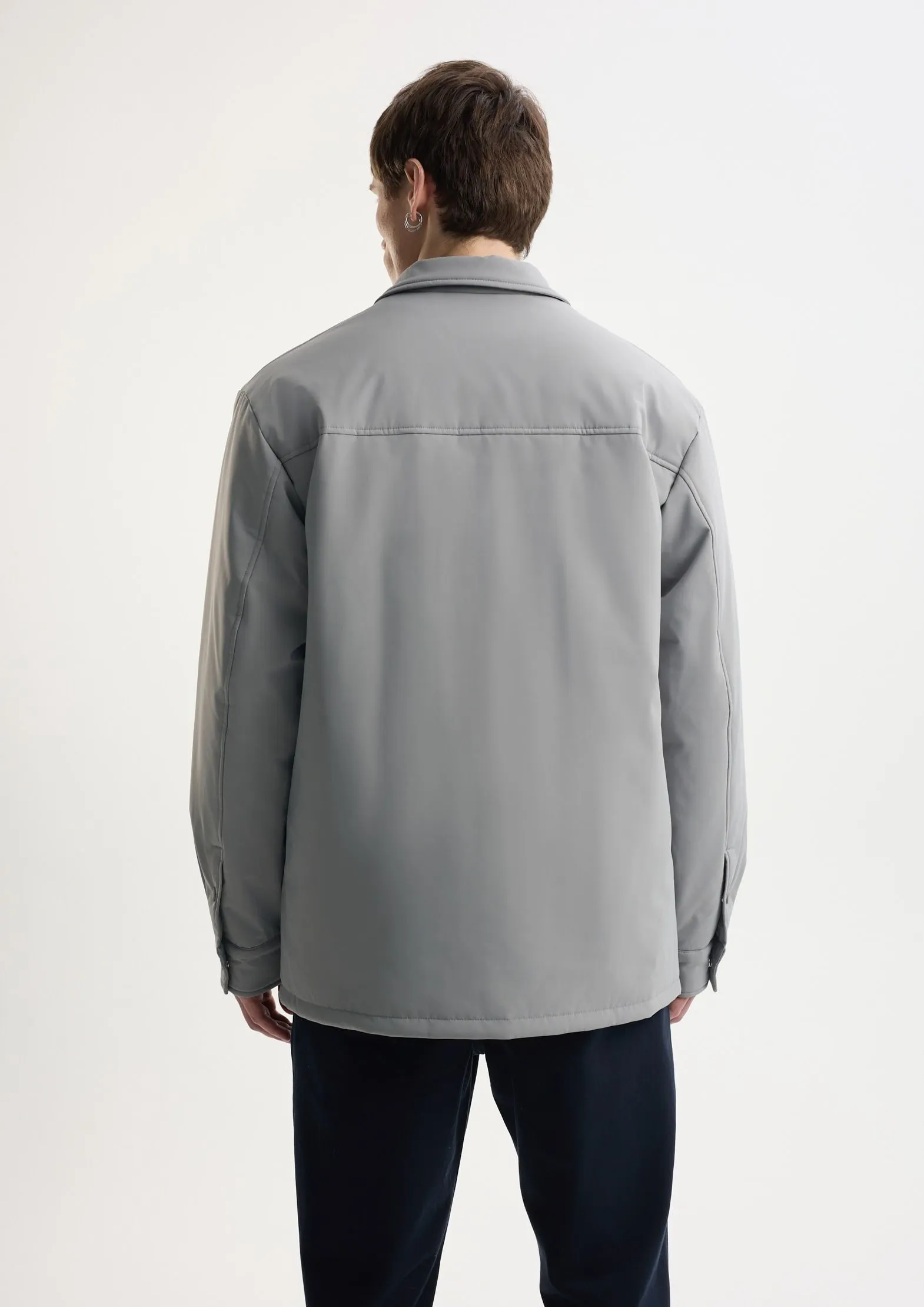 Куртка-рубашка из переработанного океанического пластика на мембране