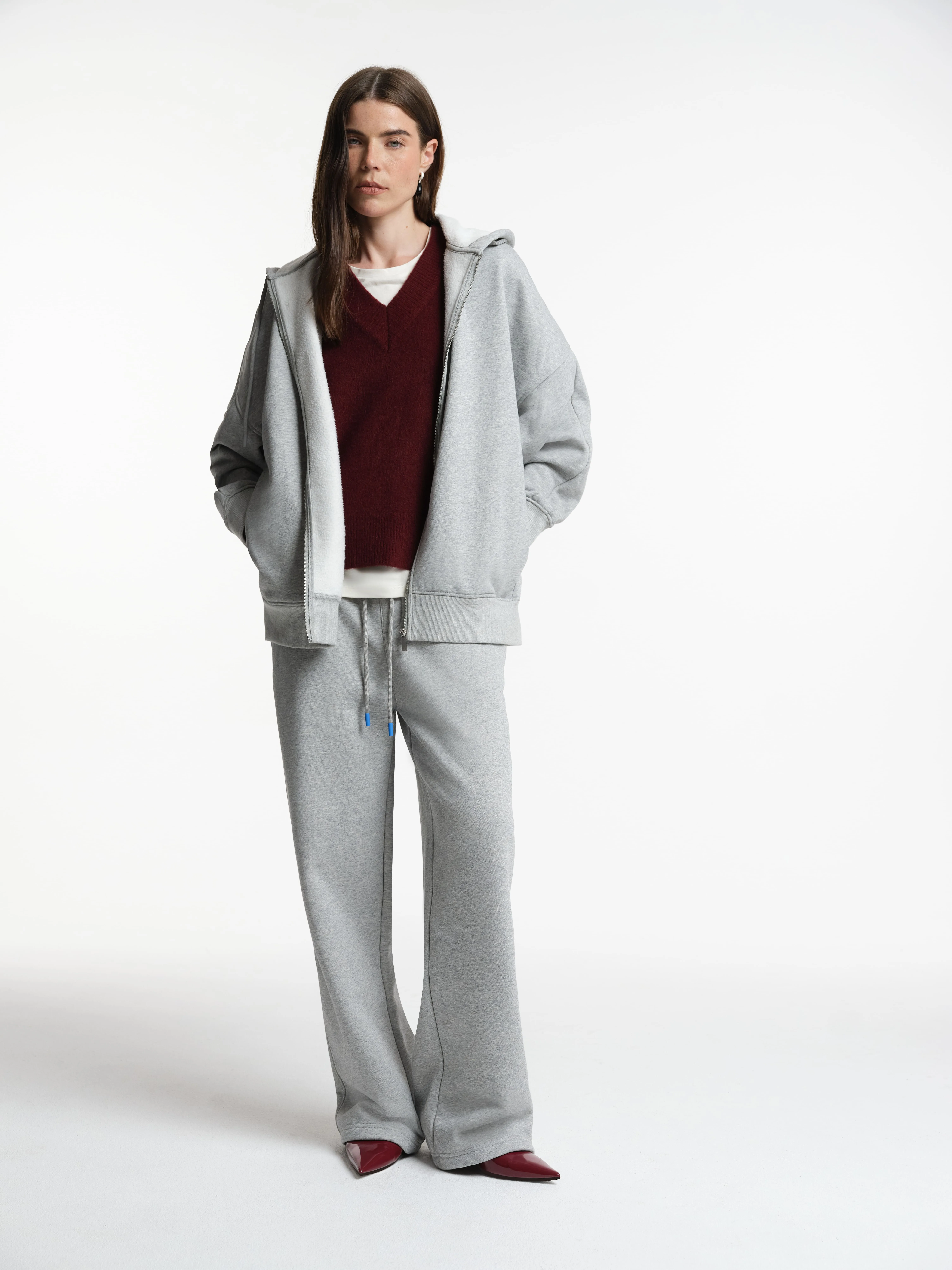 Утепленные трикотажные брюки