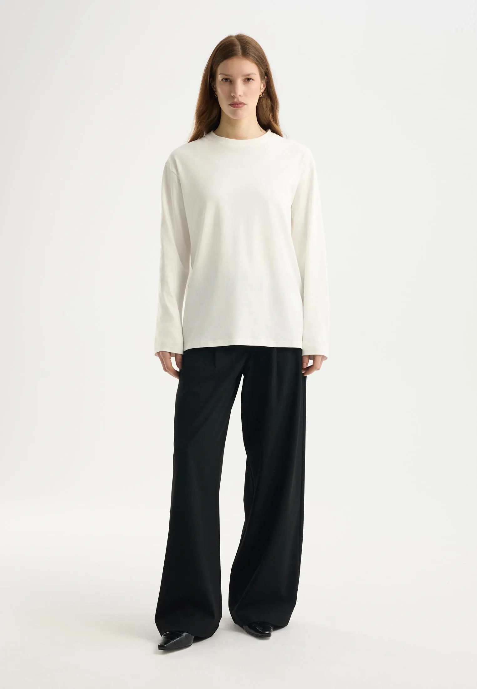 Базовый лонгслив из 100% хлопка