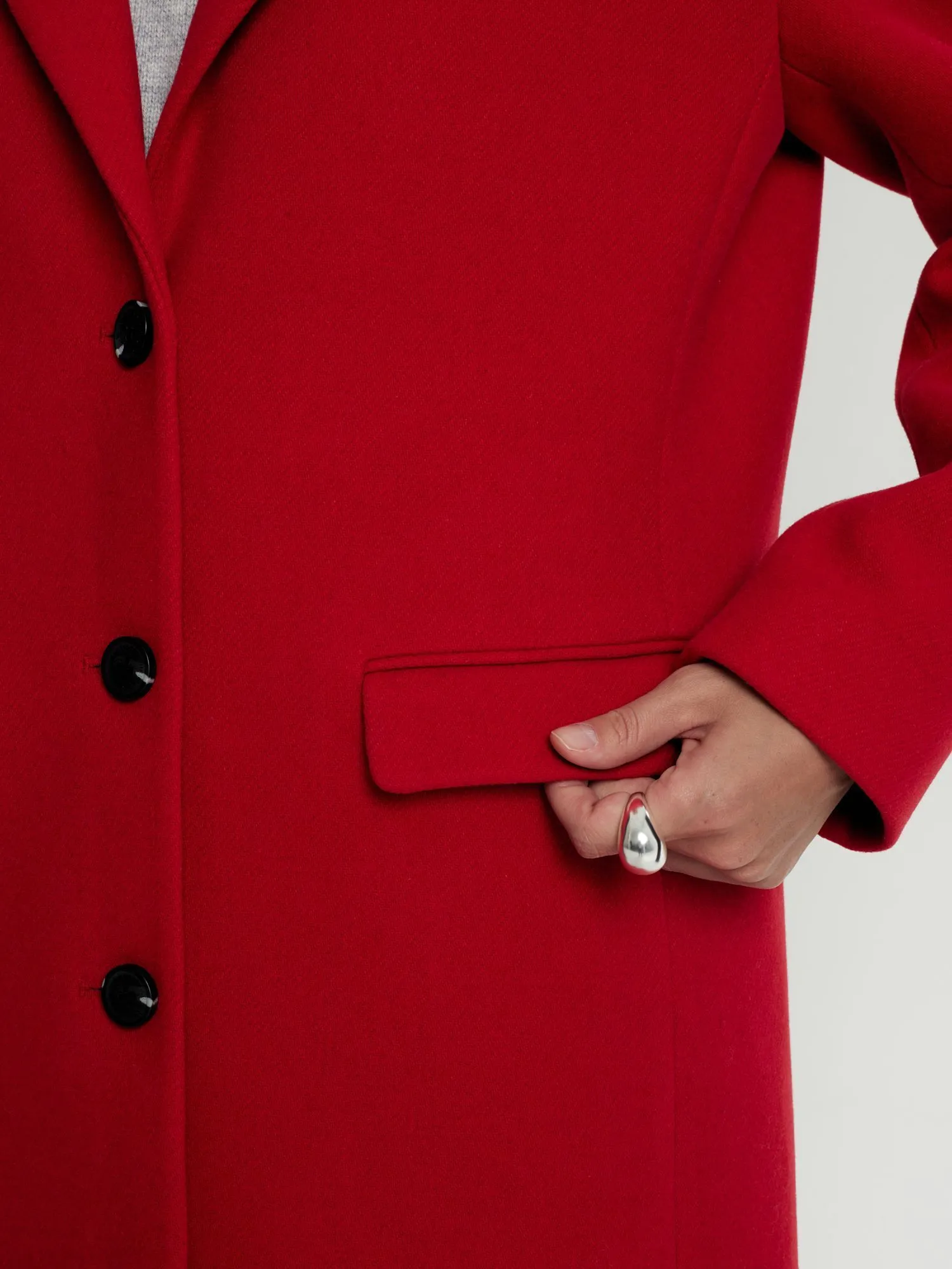 Пальто с добавлением шерсти