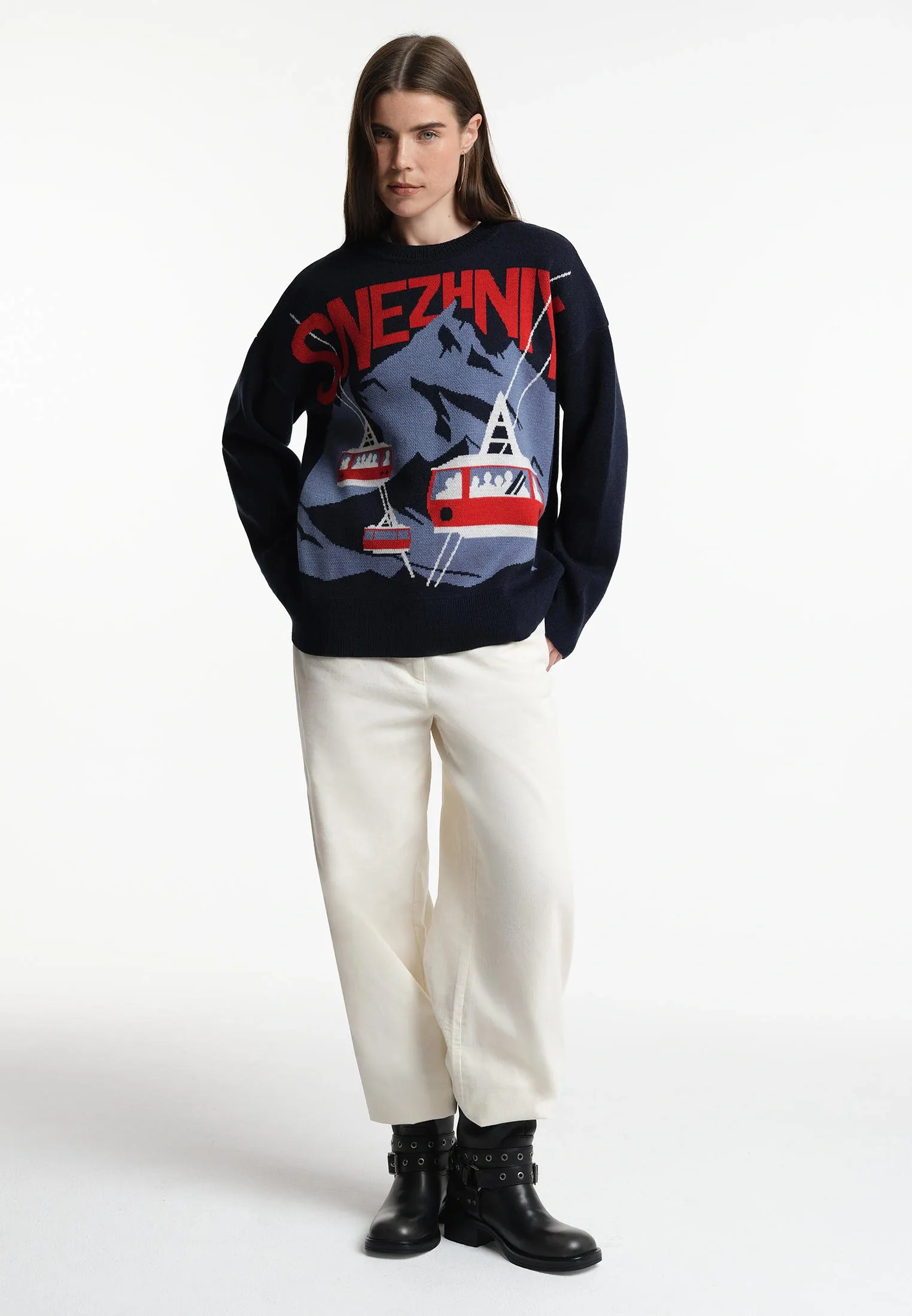 Свитер с шерстью Snezhniy