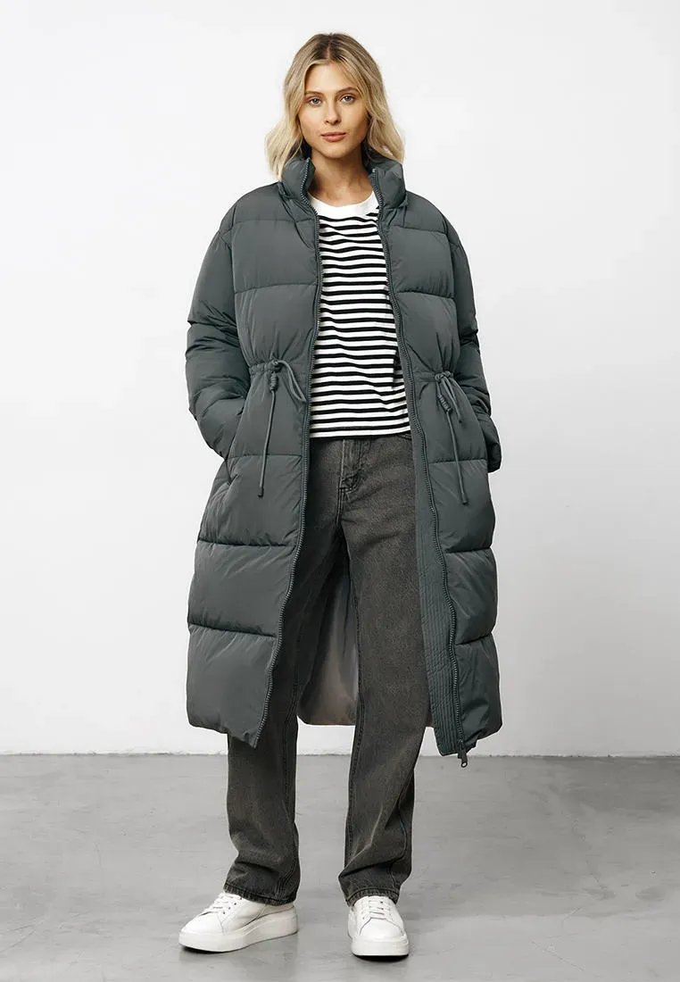 Удлиненная куртка свободного силуэта