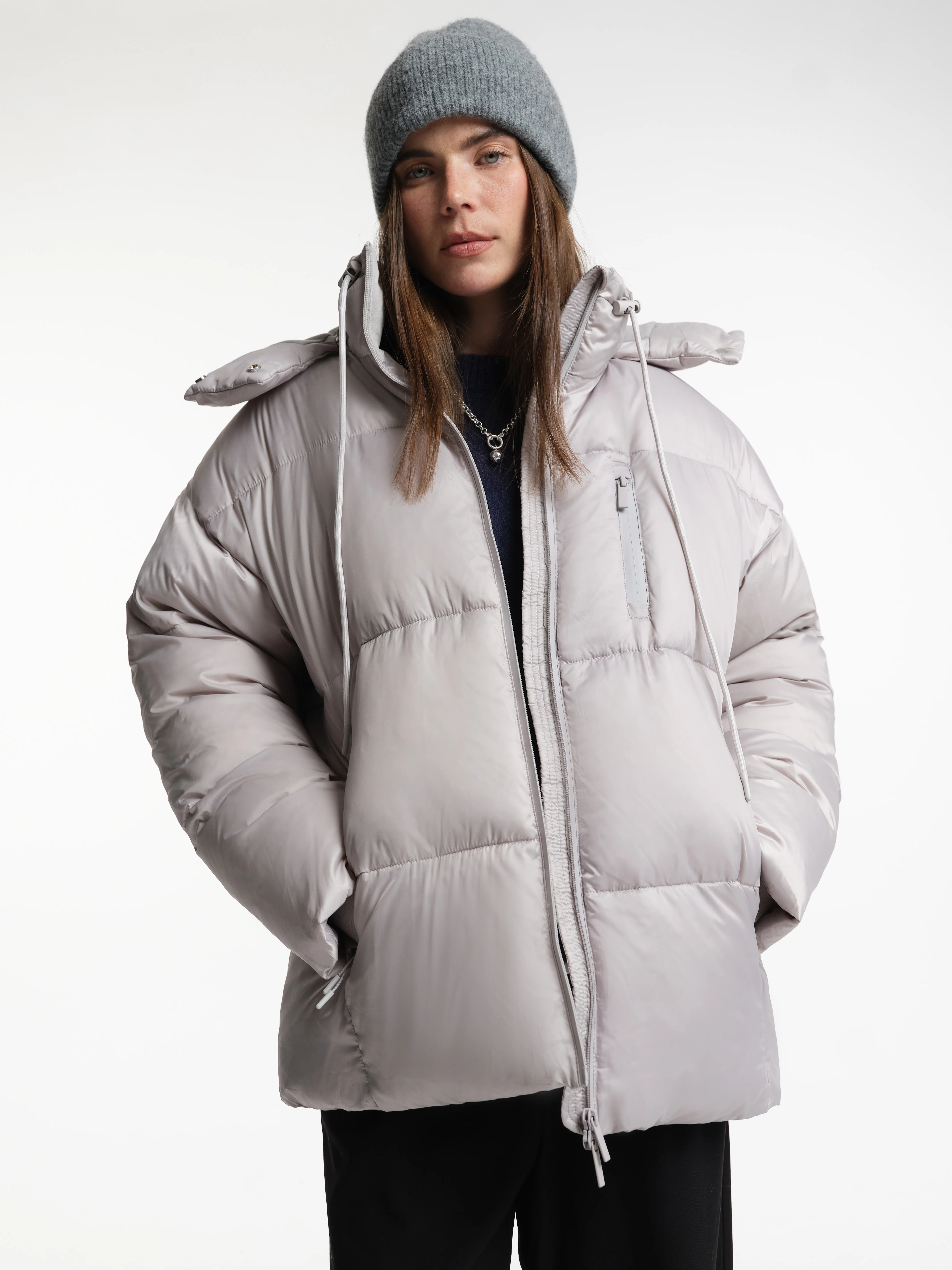 Утепленная куртка Recycled down c водоотталкивающей пропиткой