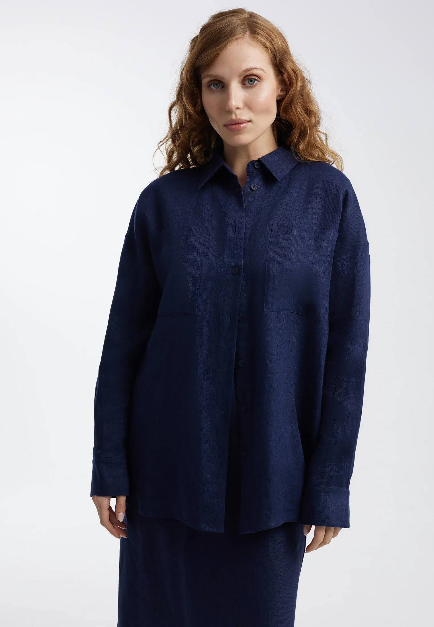 Рубашка из легкого льна