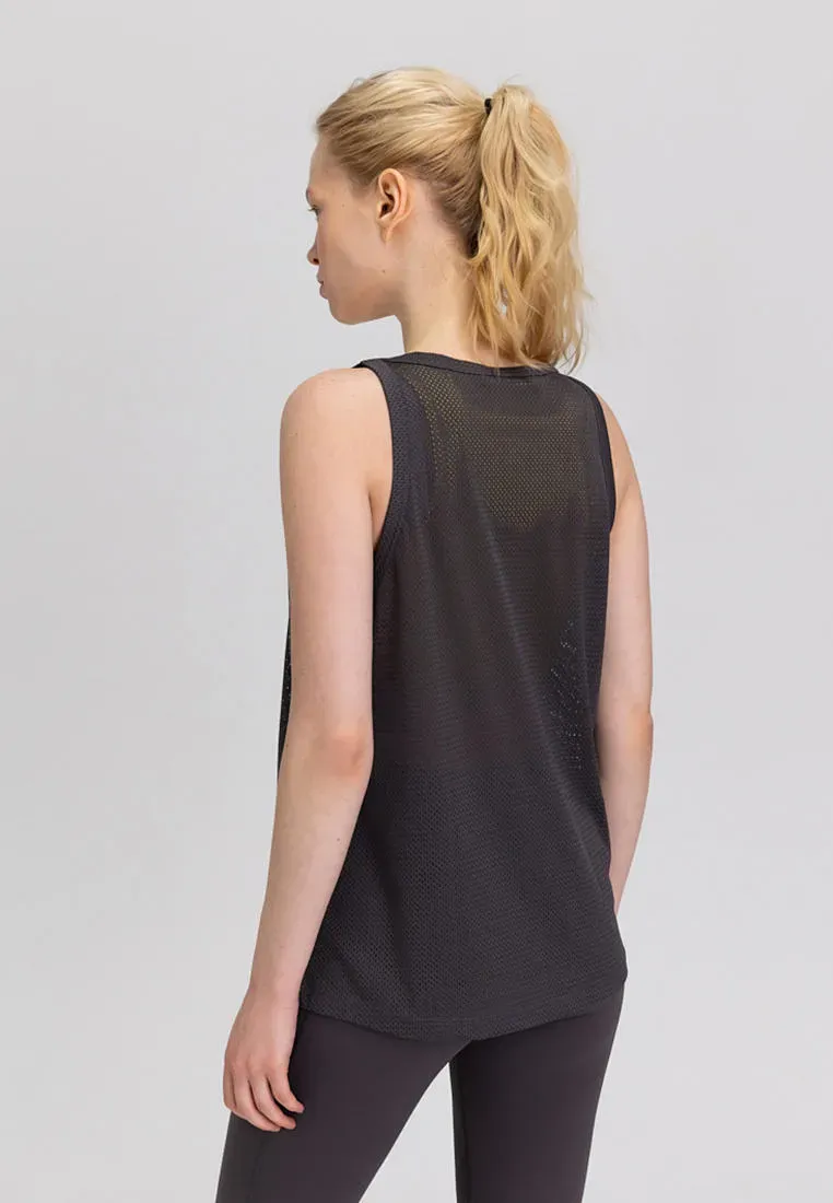 Майка из сетчатой ткани Fitness