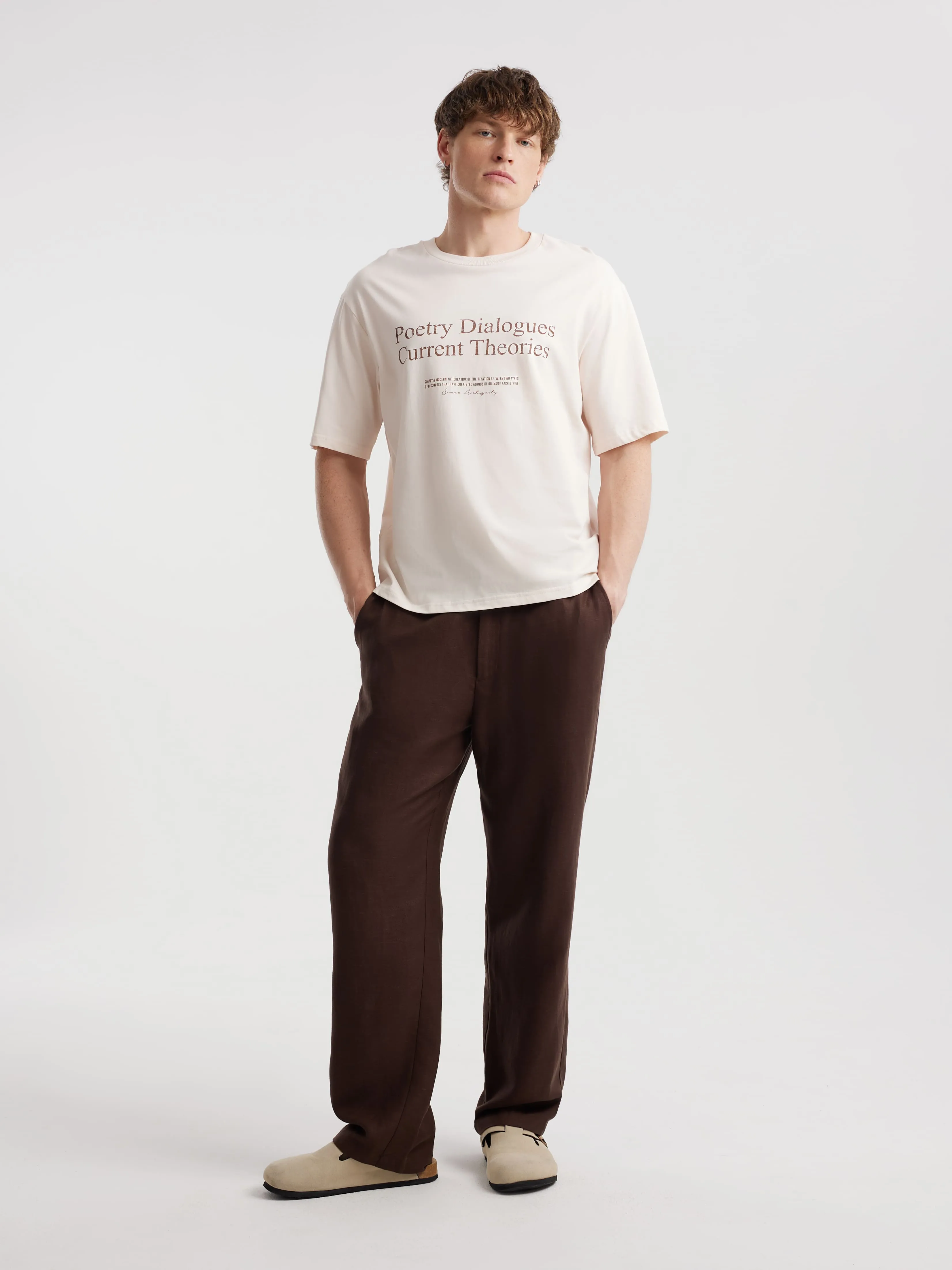 Футболка с акварельным принтом Supima cotton