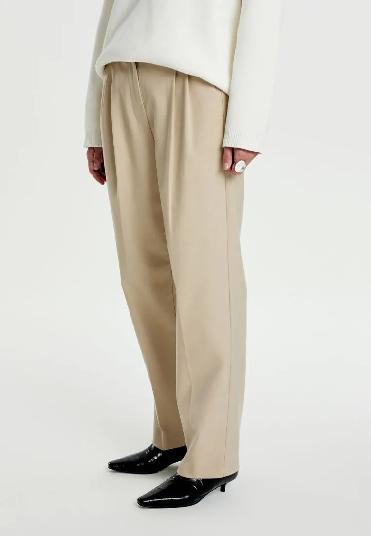 Брюки из поливискозы с шерстью