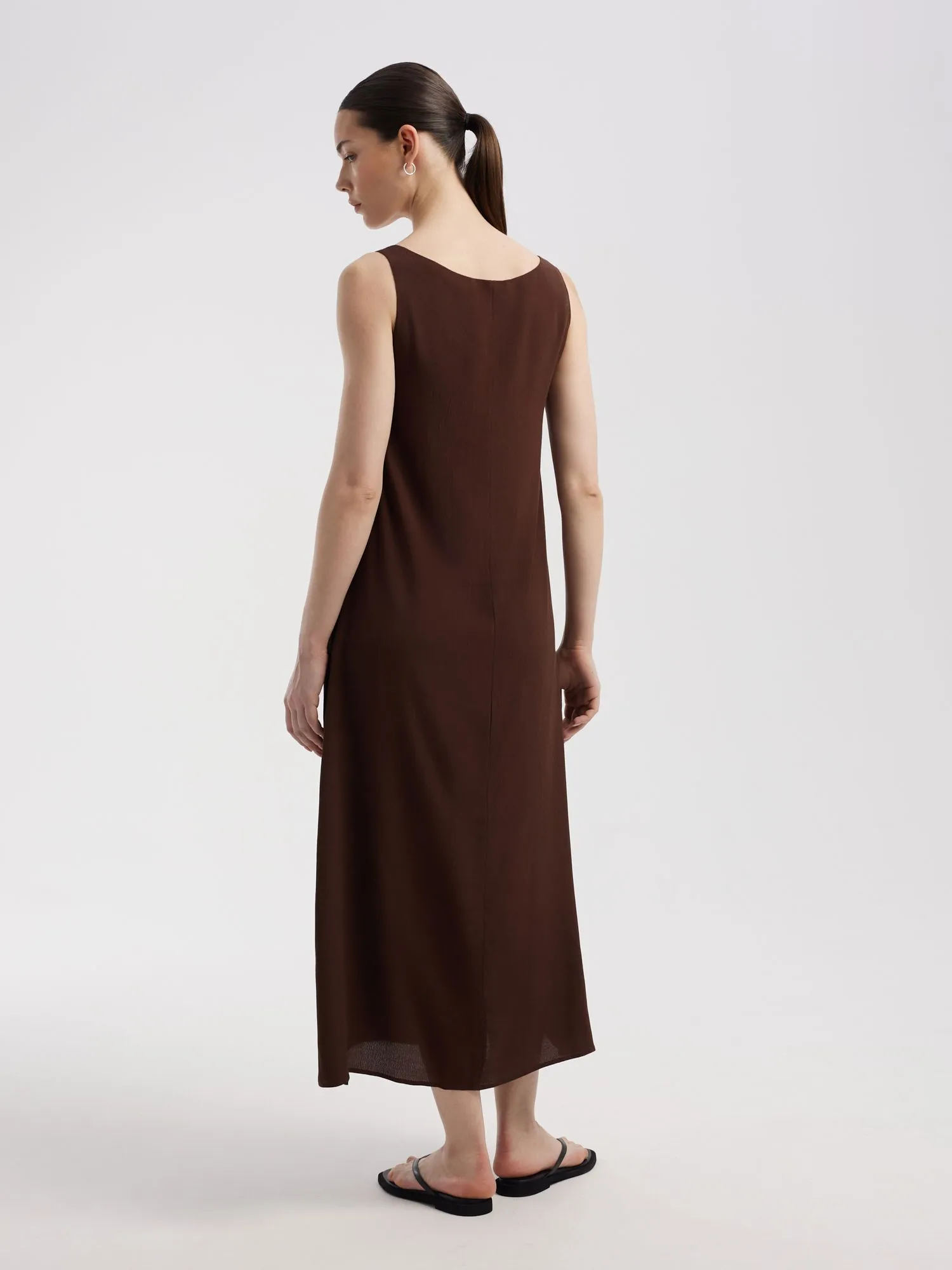 Платье макси из 100% вискозы