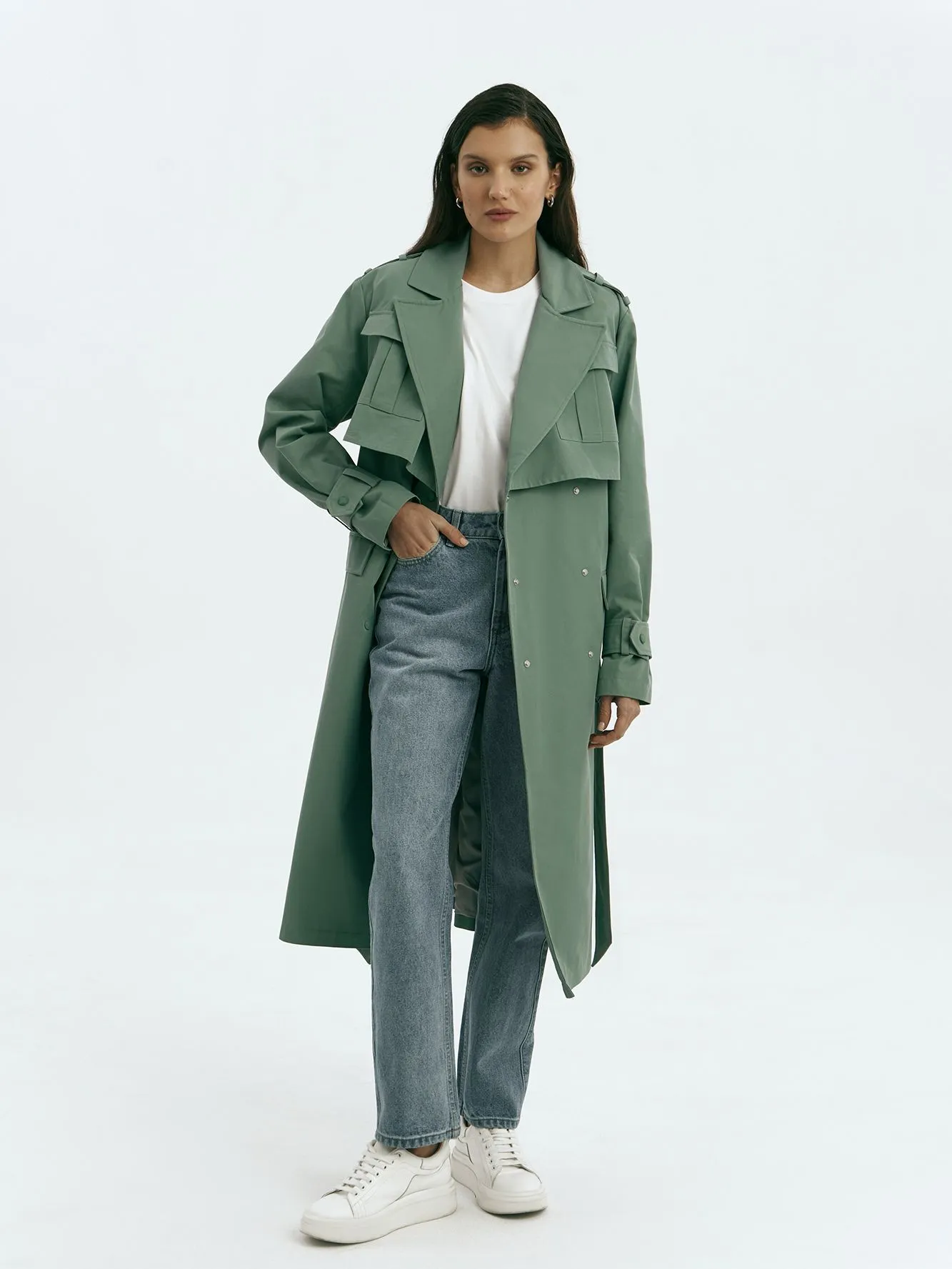 Тренч с влагозащитной пропиткой