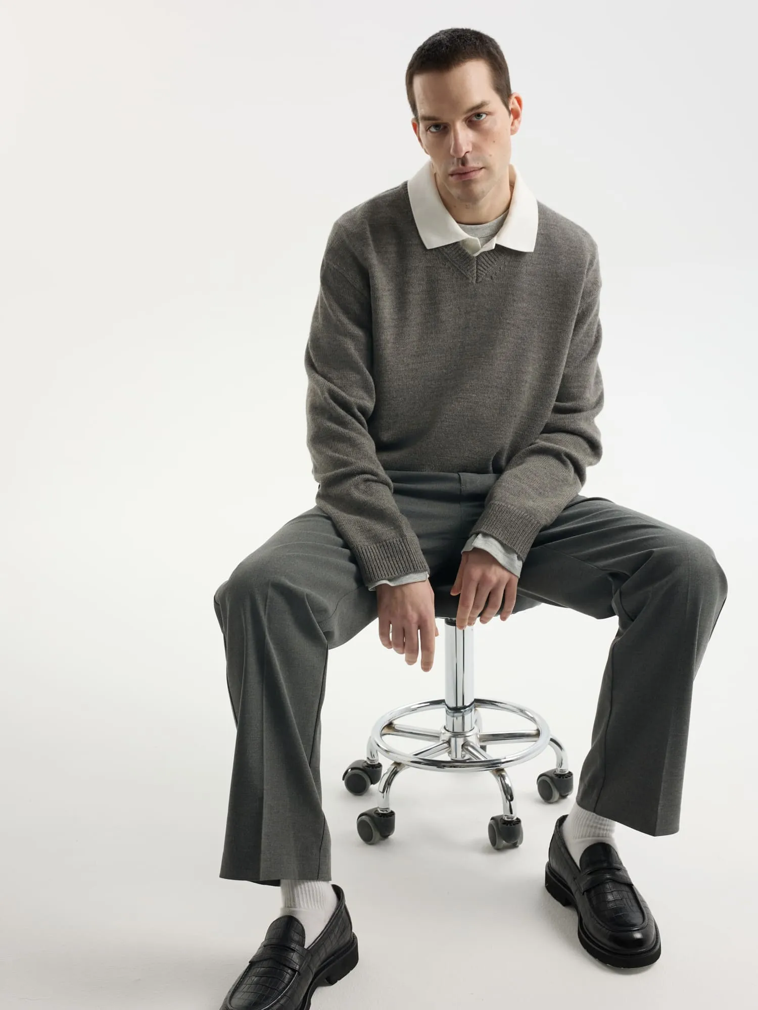 Базовый джемпер с добавлением шерсти