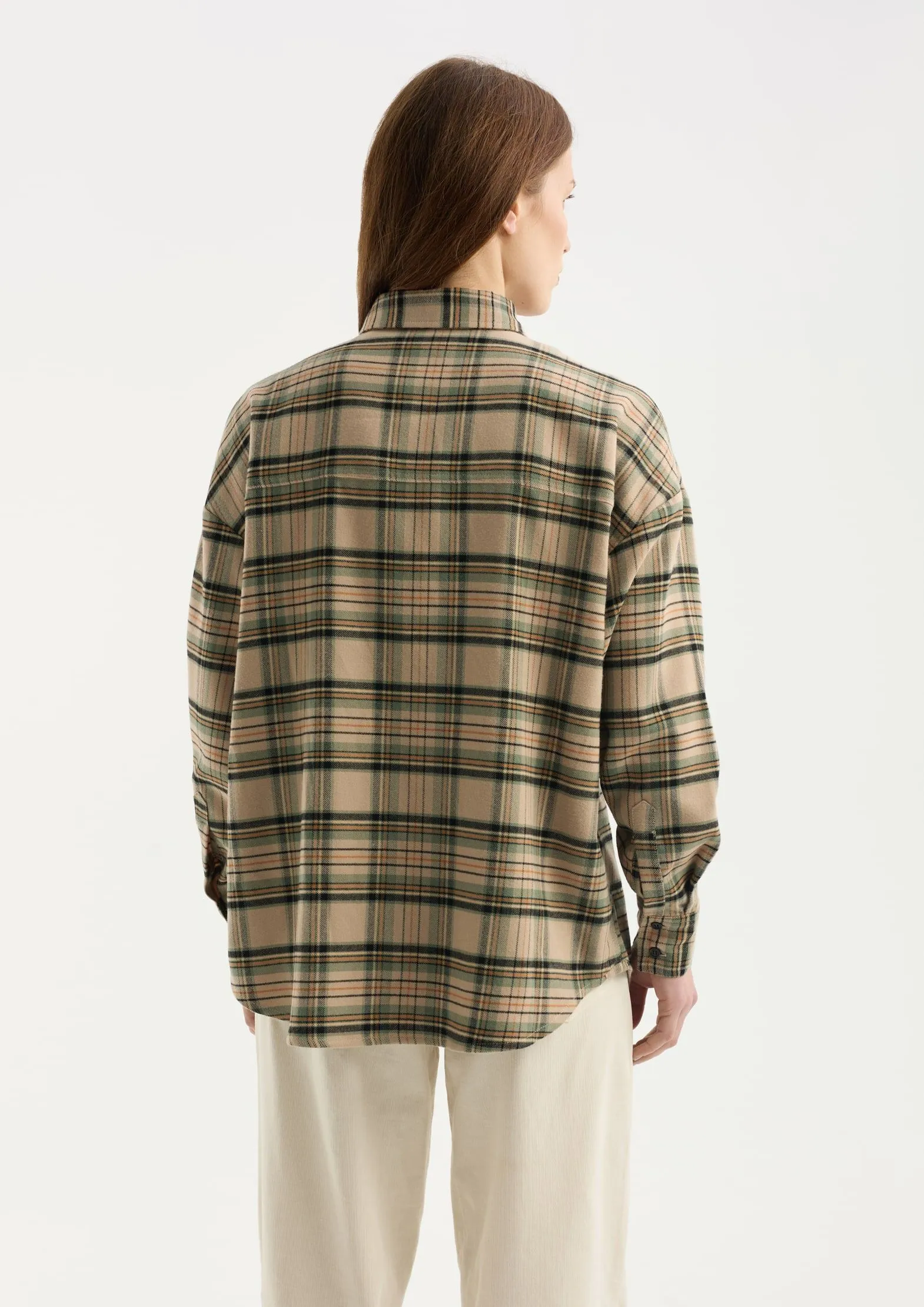 Рубашка из 100% хлопка в клетку