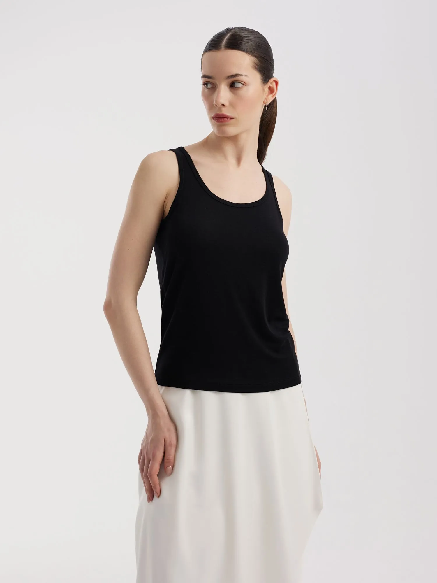 Трикотажный топ с лиоцеллом