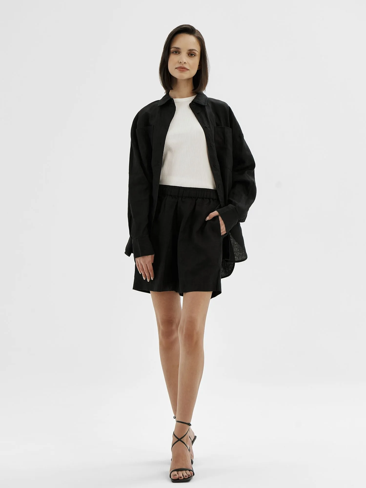 Льняная рубашка