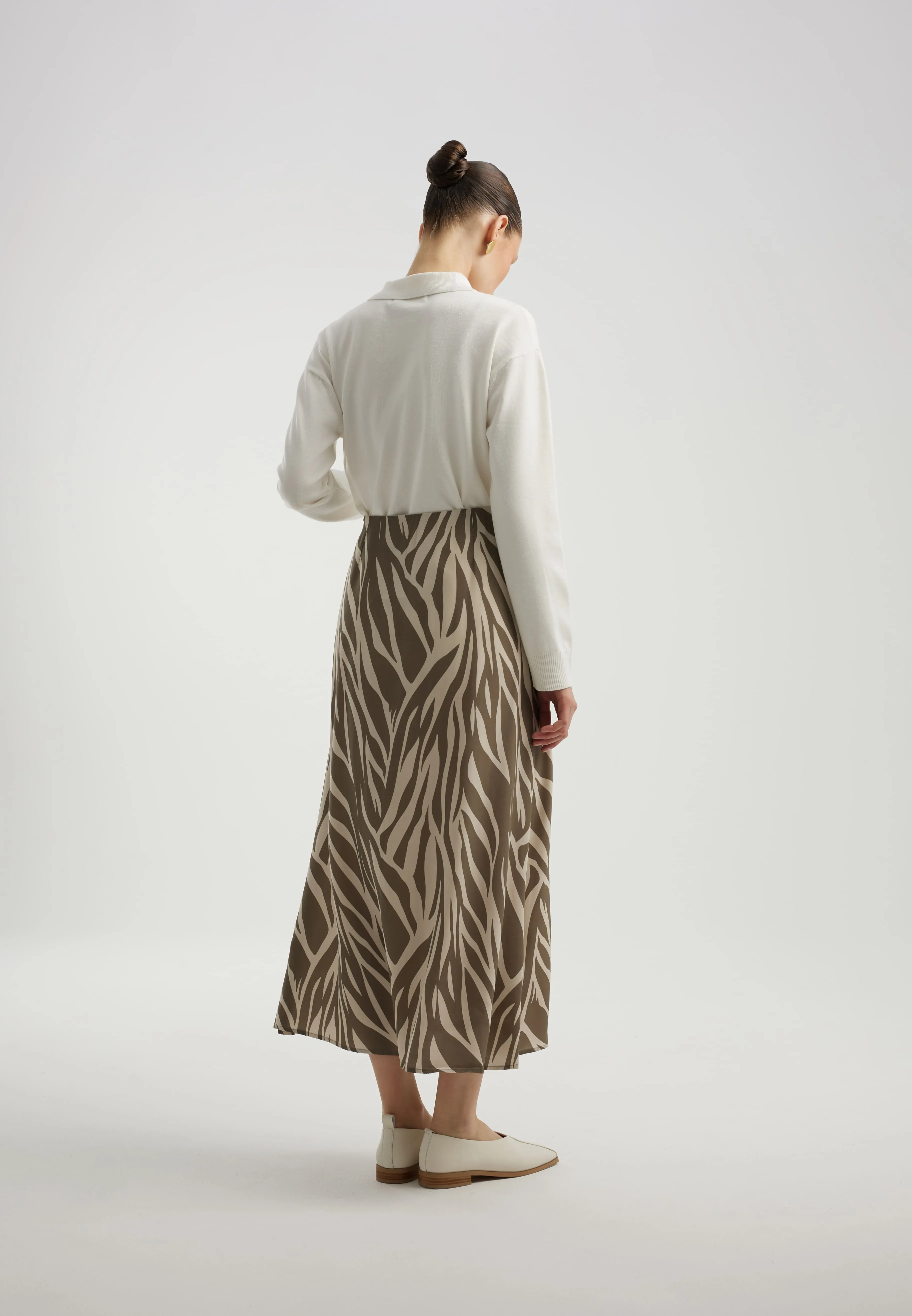 Юбка из 100% вискозы с принтом