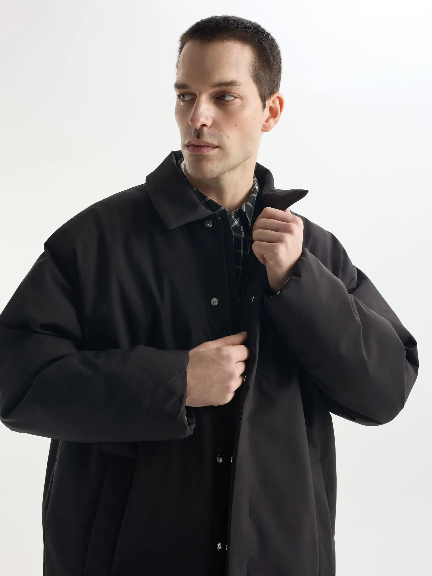 Утепленное пальто на мембране