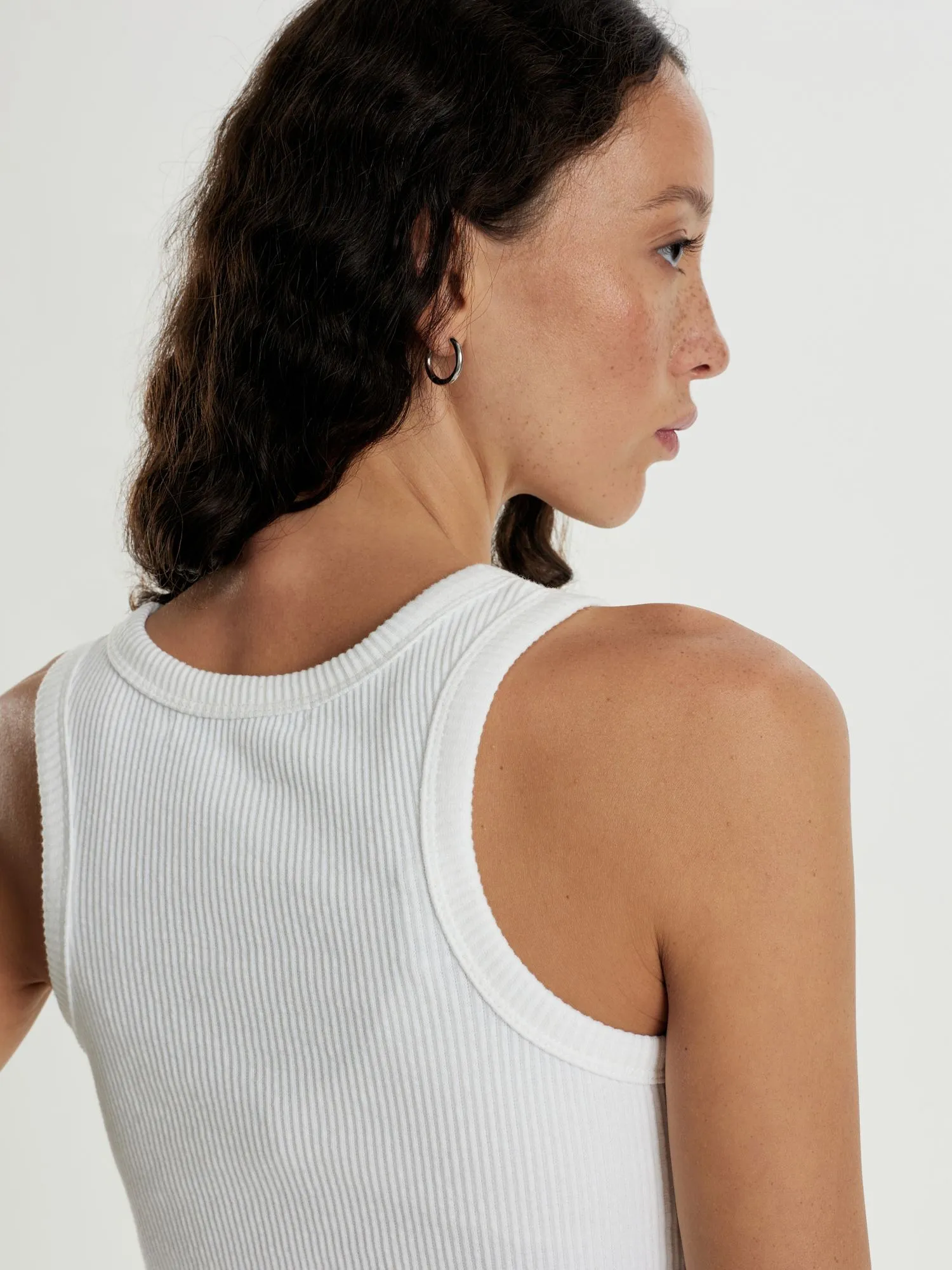 Майка в рубчик